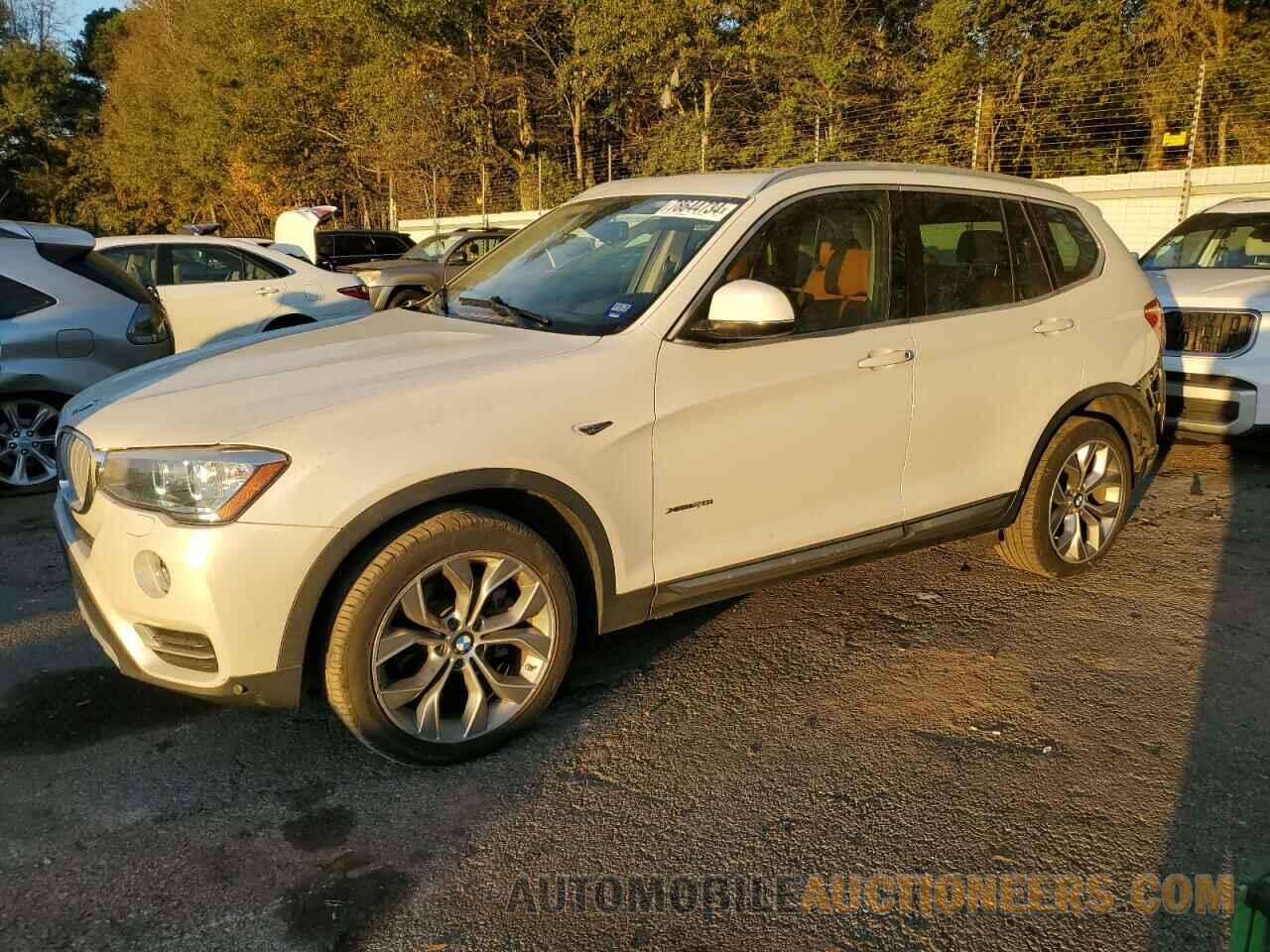 5UXWX9C55G0D85004 BMW X3 2016