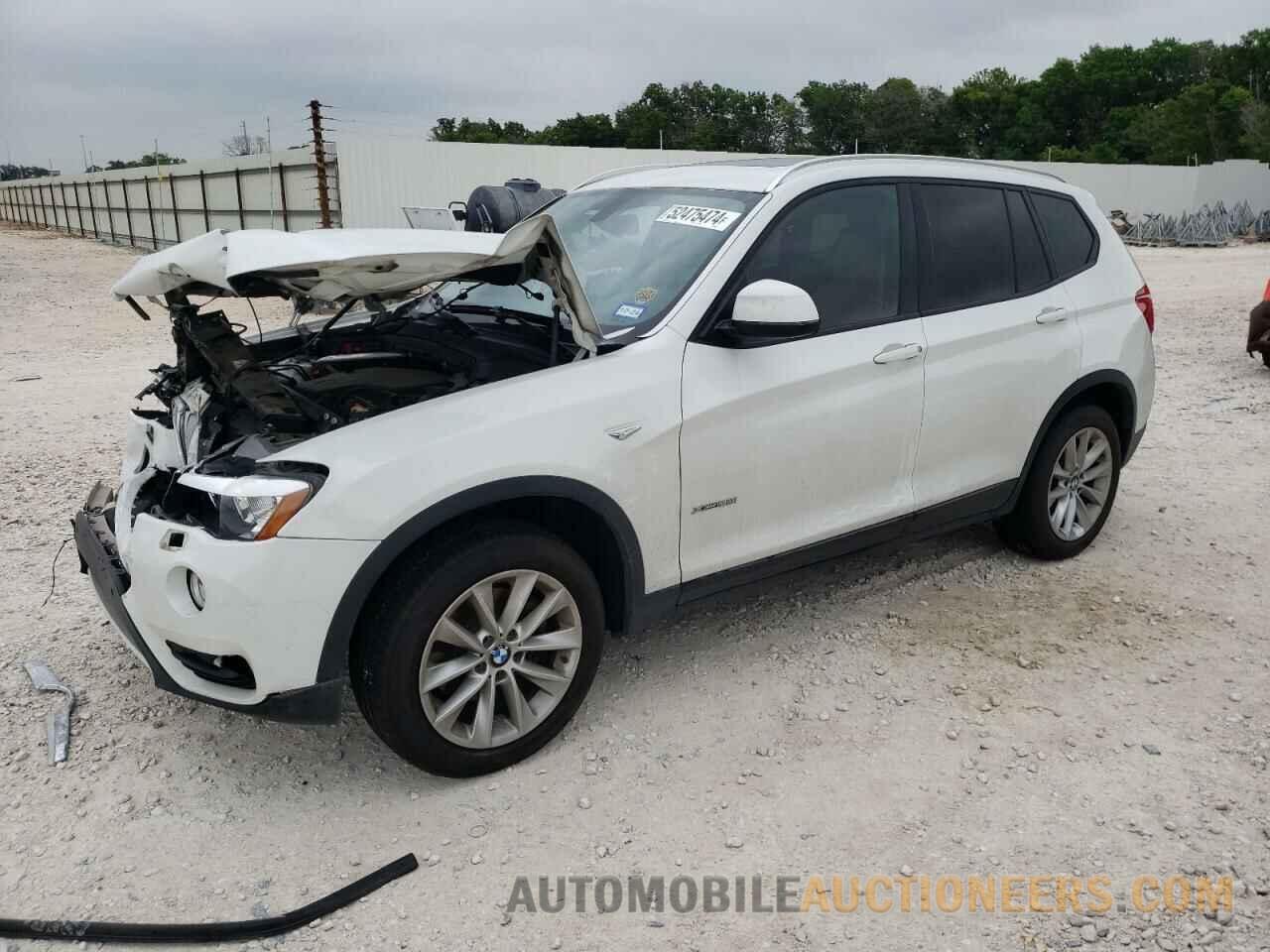 5UXWX9C55G0D85536 BMW X3 2016