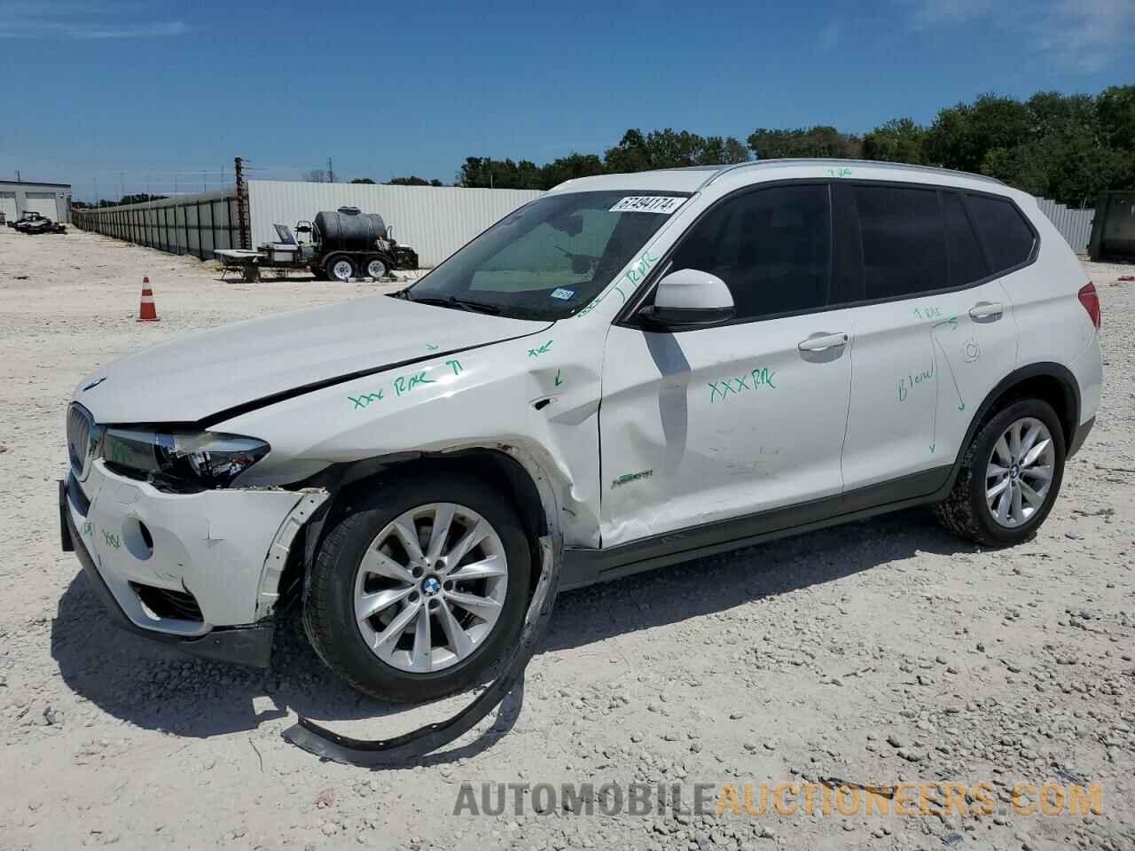 5UXWX9C55G0D86301 BMW X3 2016