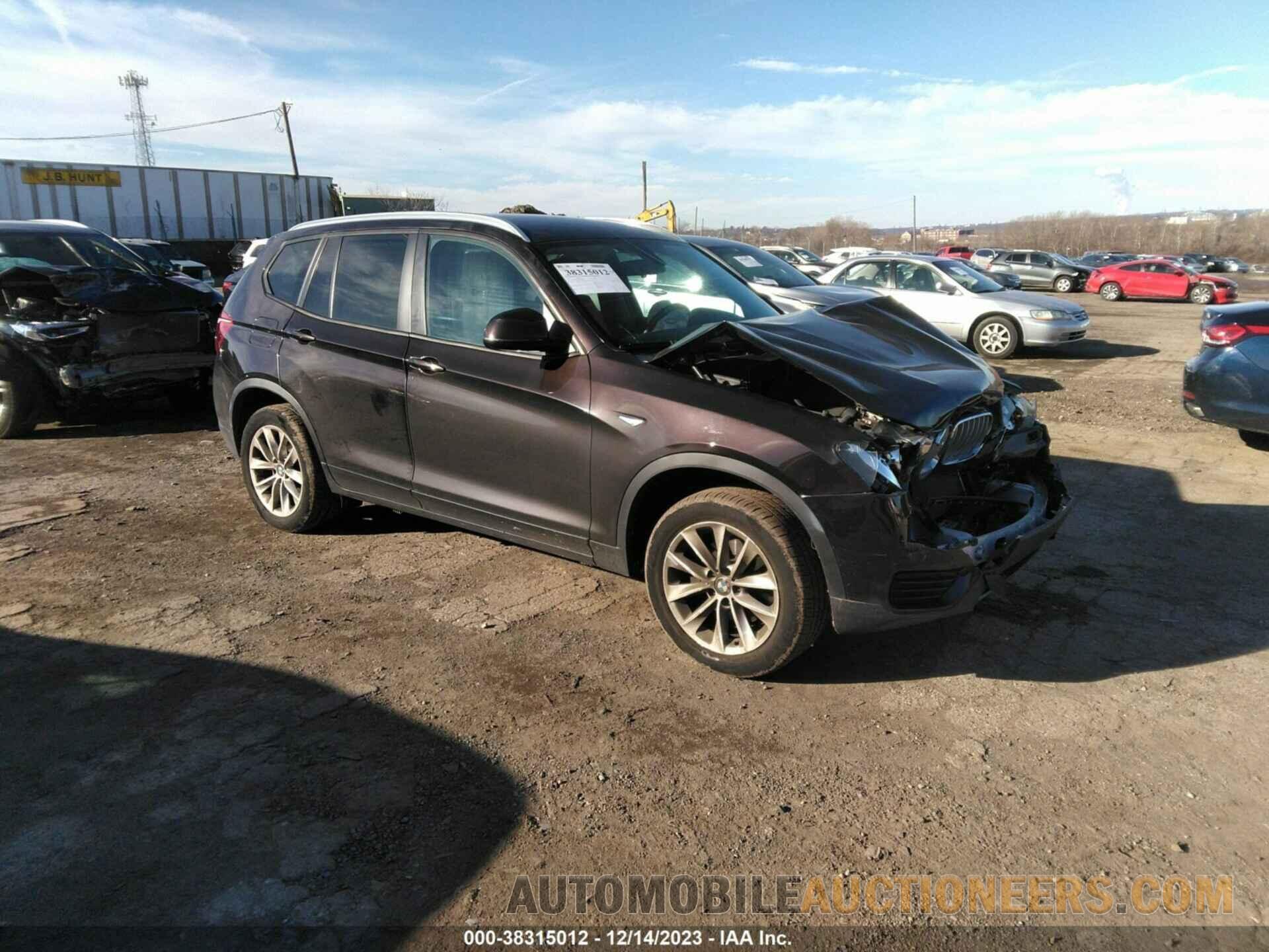 5UXWX9C55G0D89814 BMW X3 2016