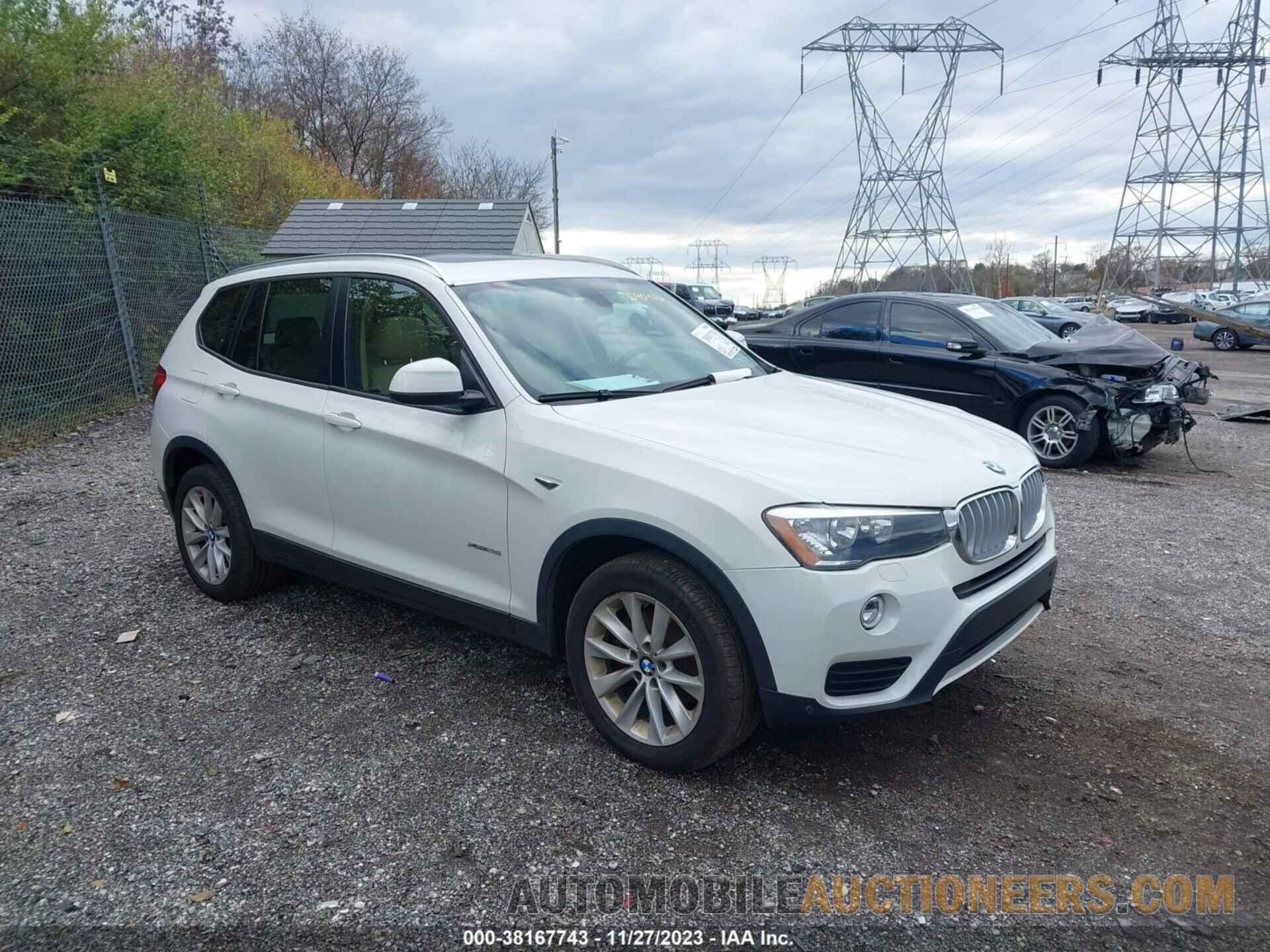 5UXWX9C55G0D90476 BMW X3 2016