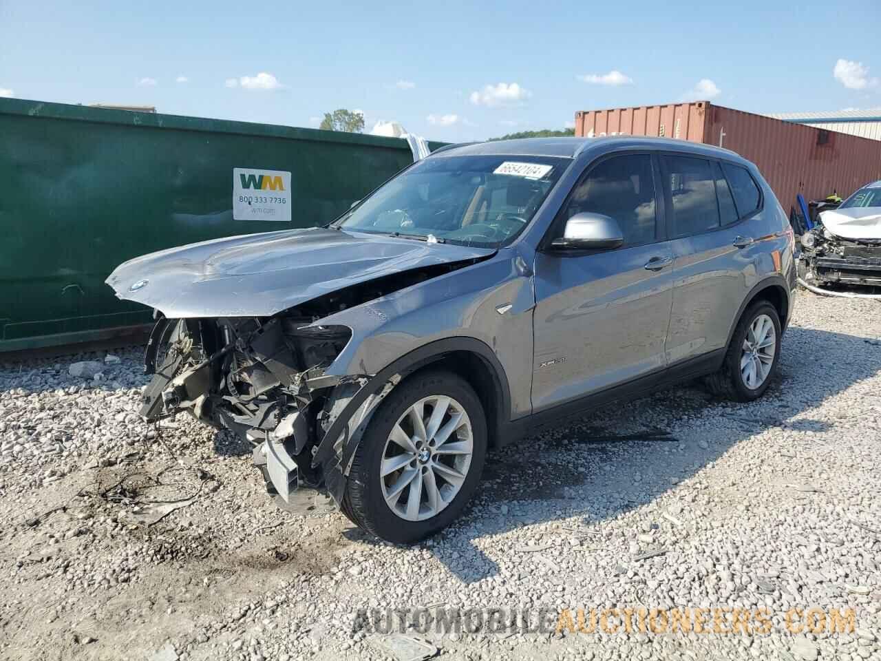 5UXWX9C55G0D94625 BMW X3 2016