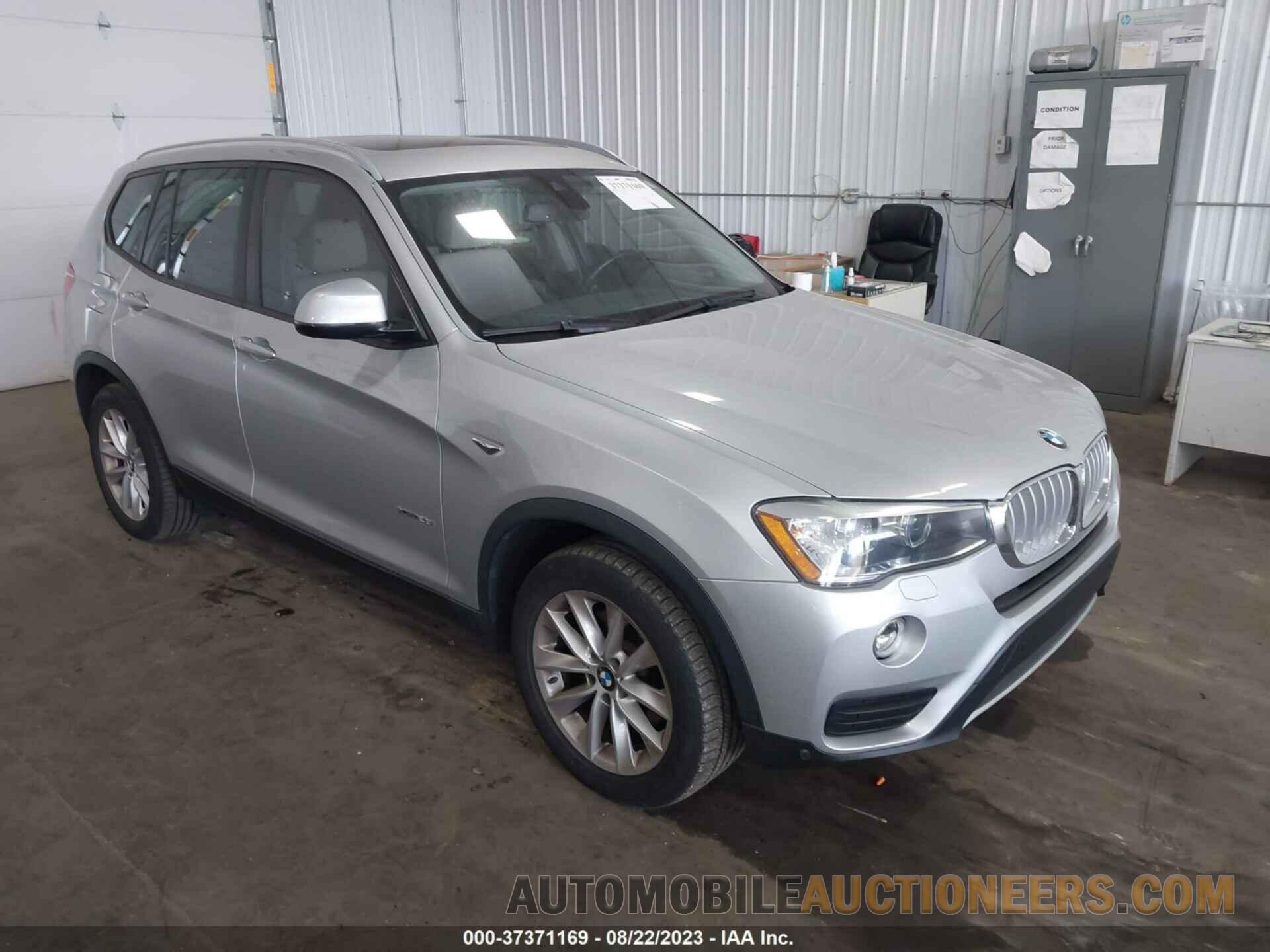 5UXWX9C55H0T00726 BMW X3 2017