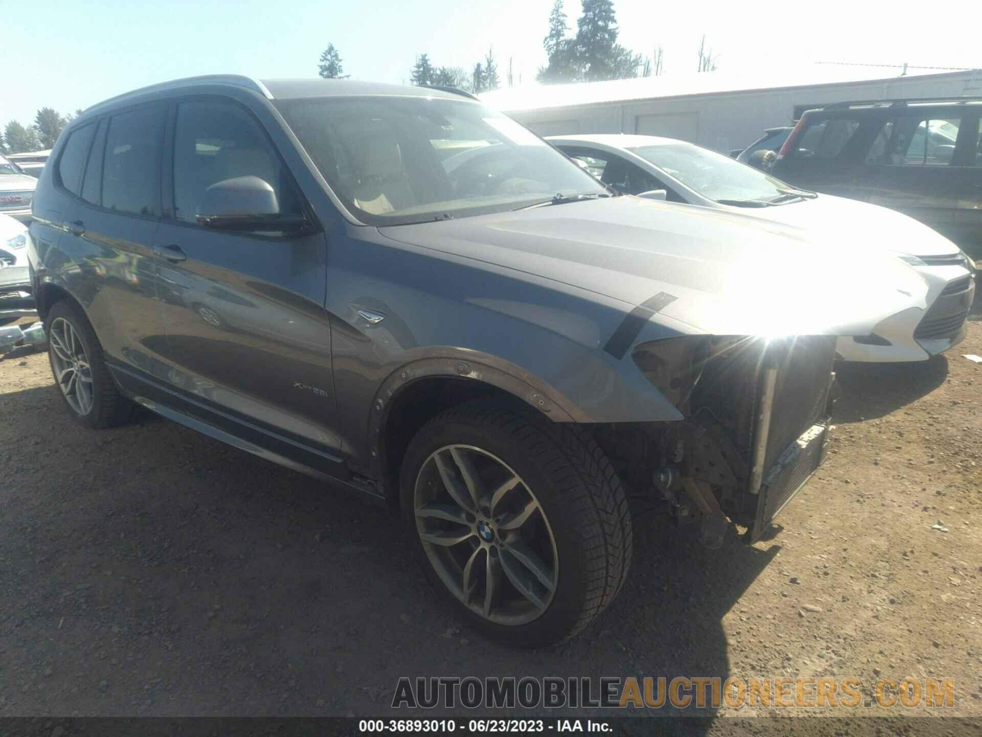 5UXWX9C55H0T01391 BMW X3 2017