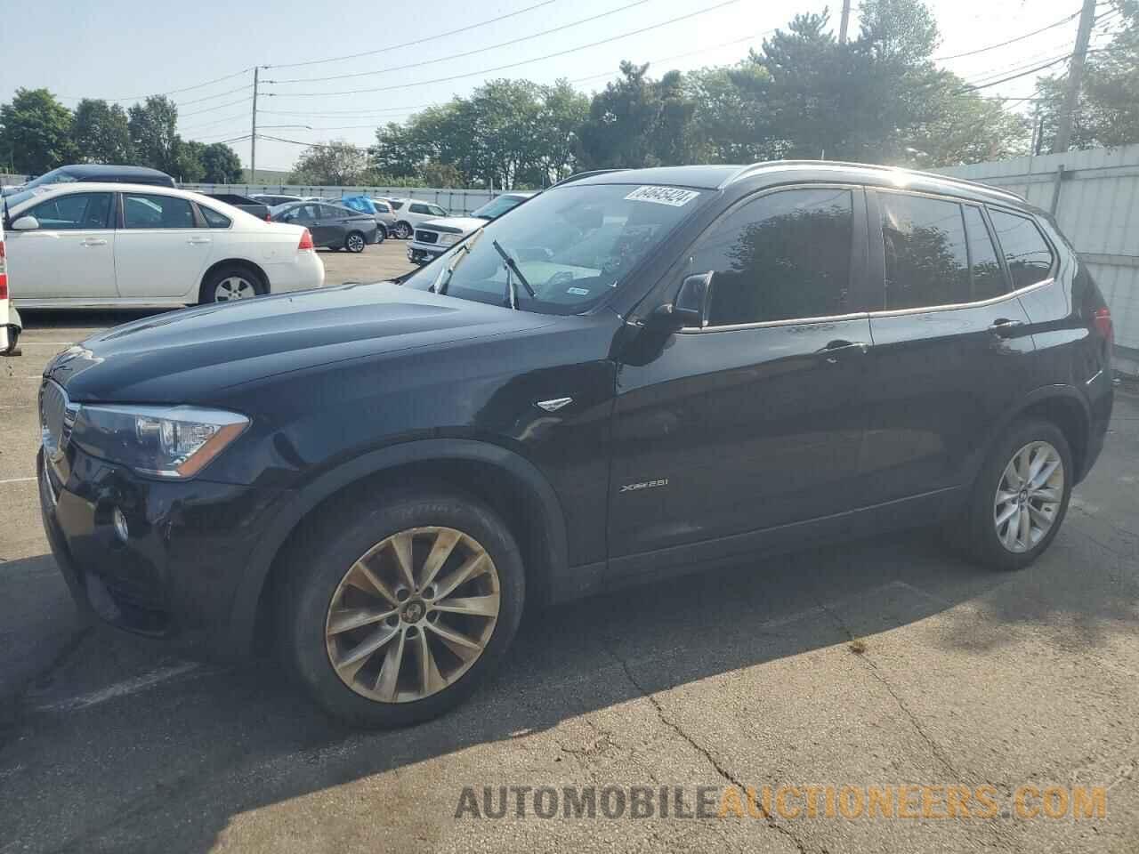 5UXWX9C55H0T03495 BMW X3 2017