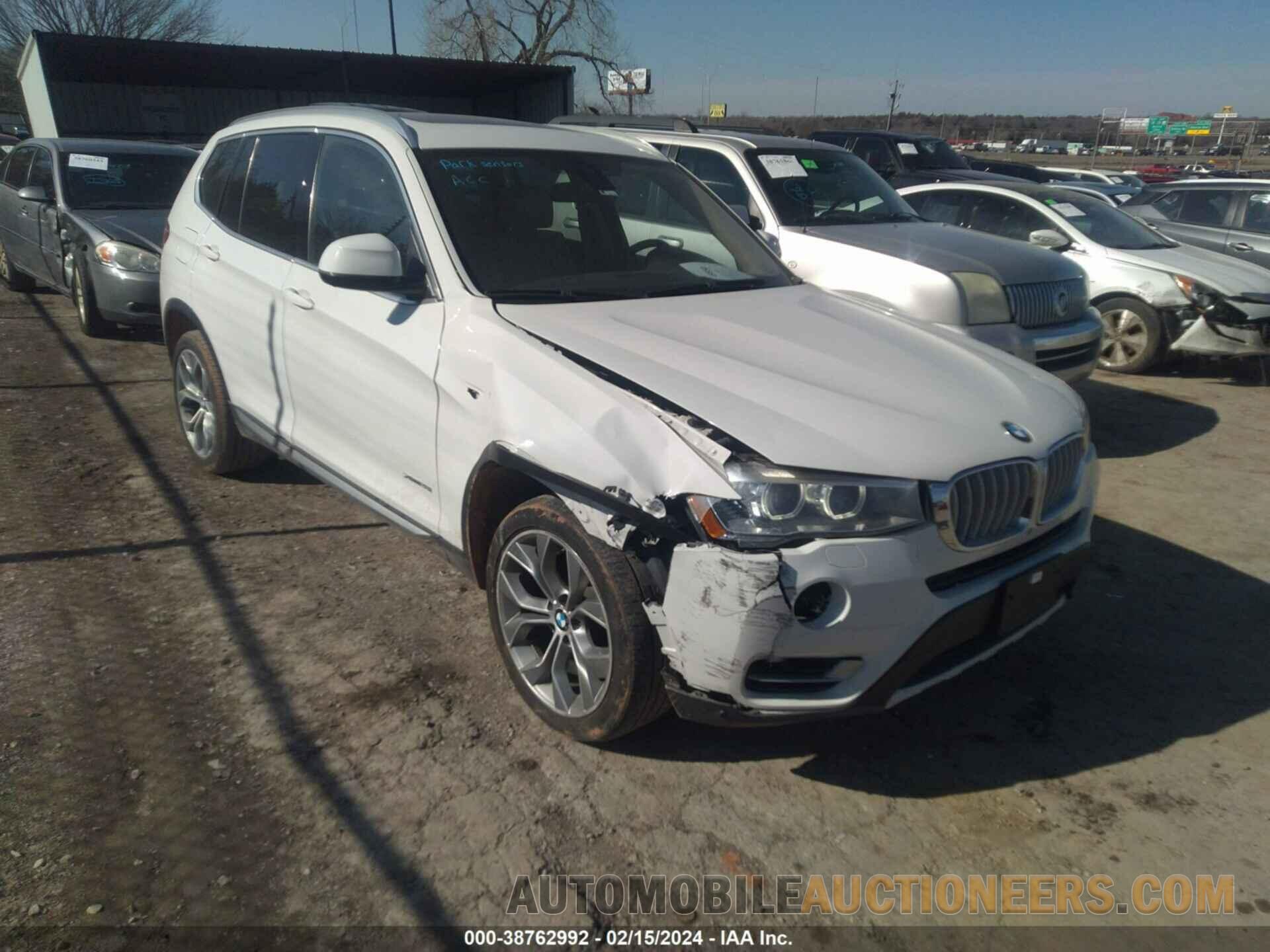 5UXWX9C55H0T03576 BMW X3 2017