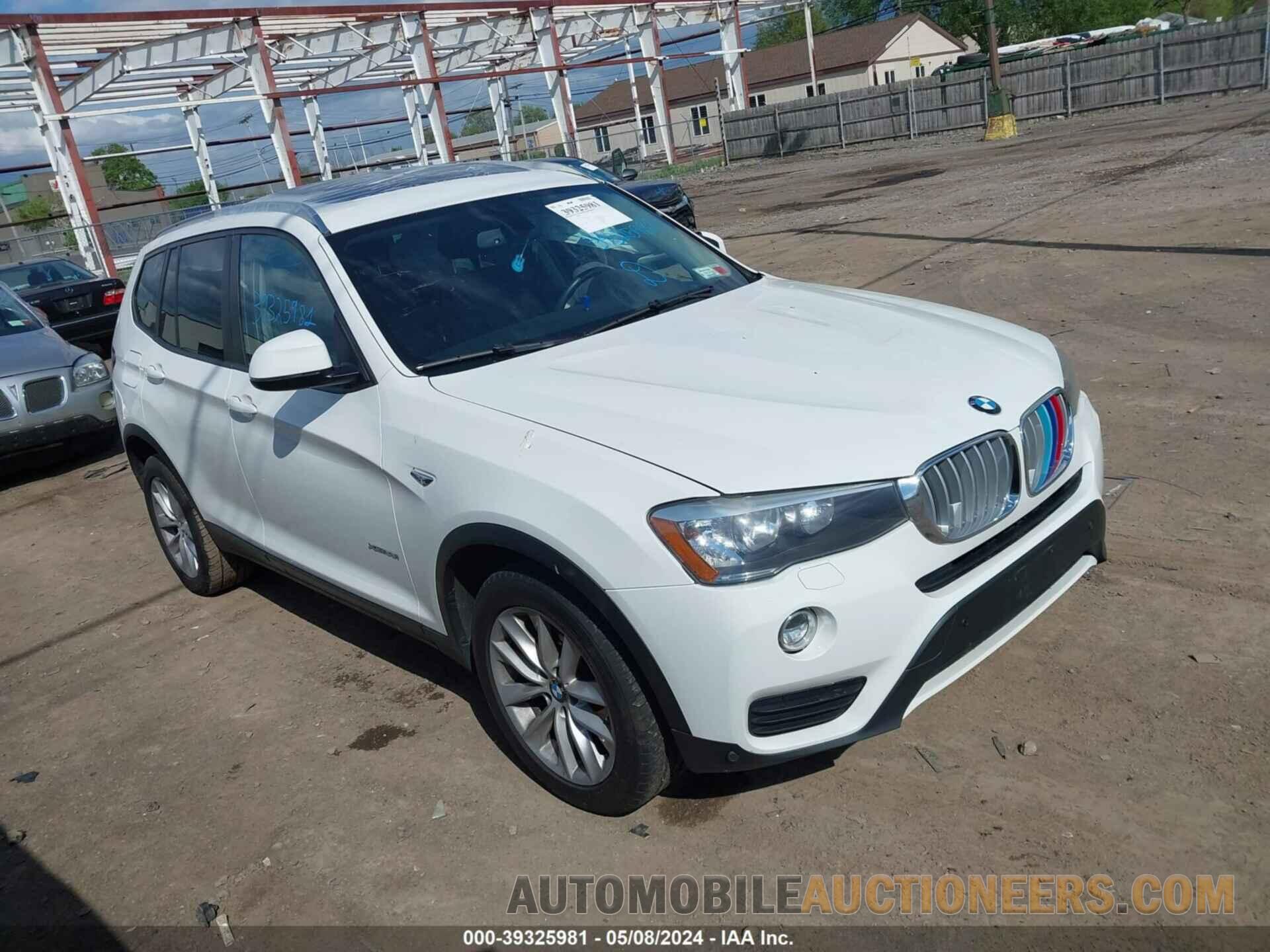 5UXWX9C55H0T04713 BMW X3 2017