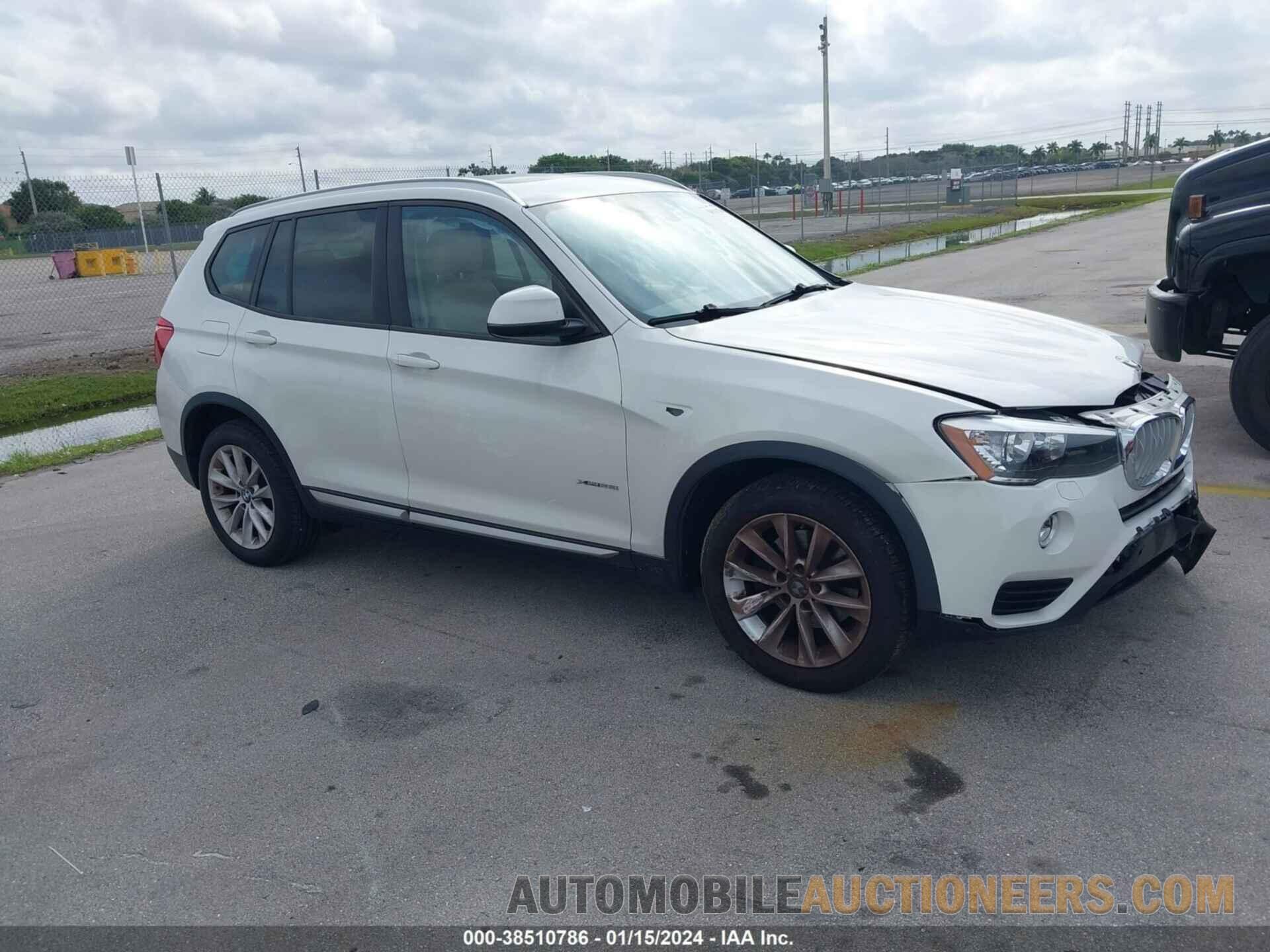 5UXWX9C55H0T04730 BMW X3 2017