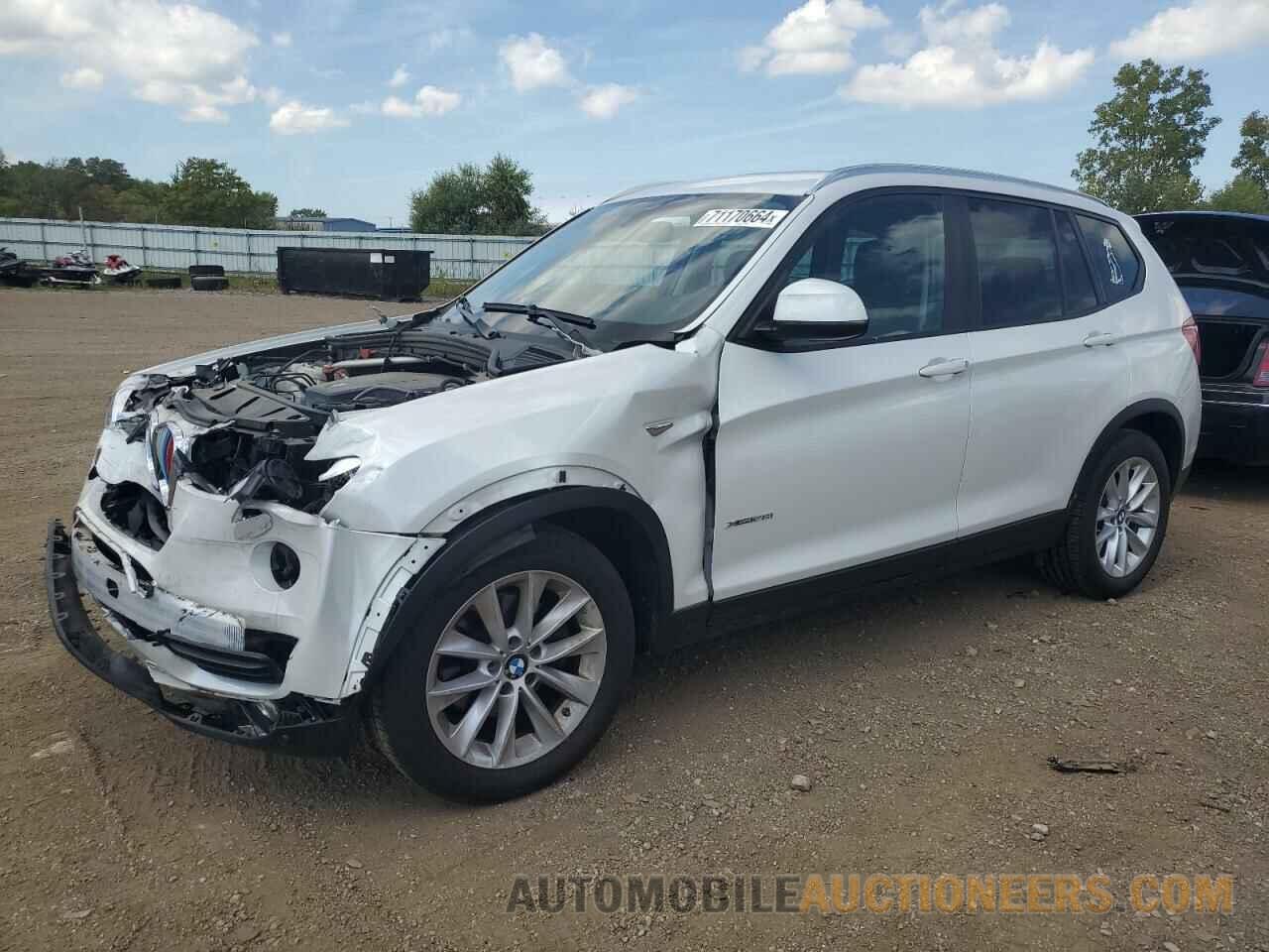 5UXWX9C55H0T09328 BMW X3 2017