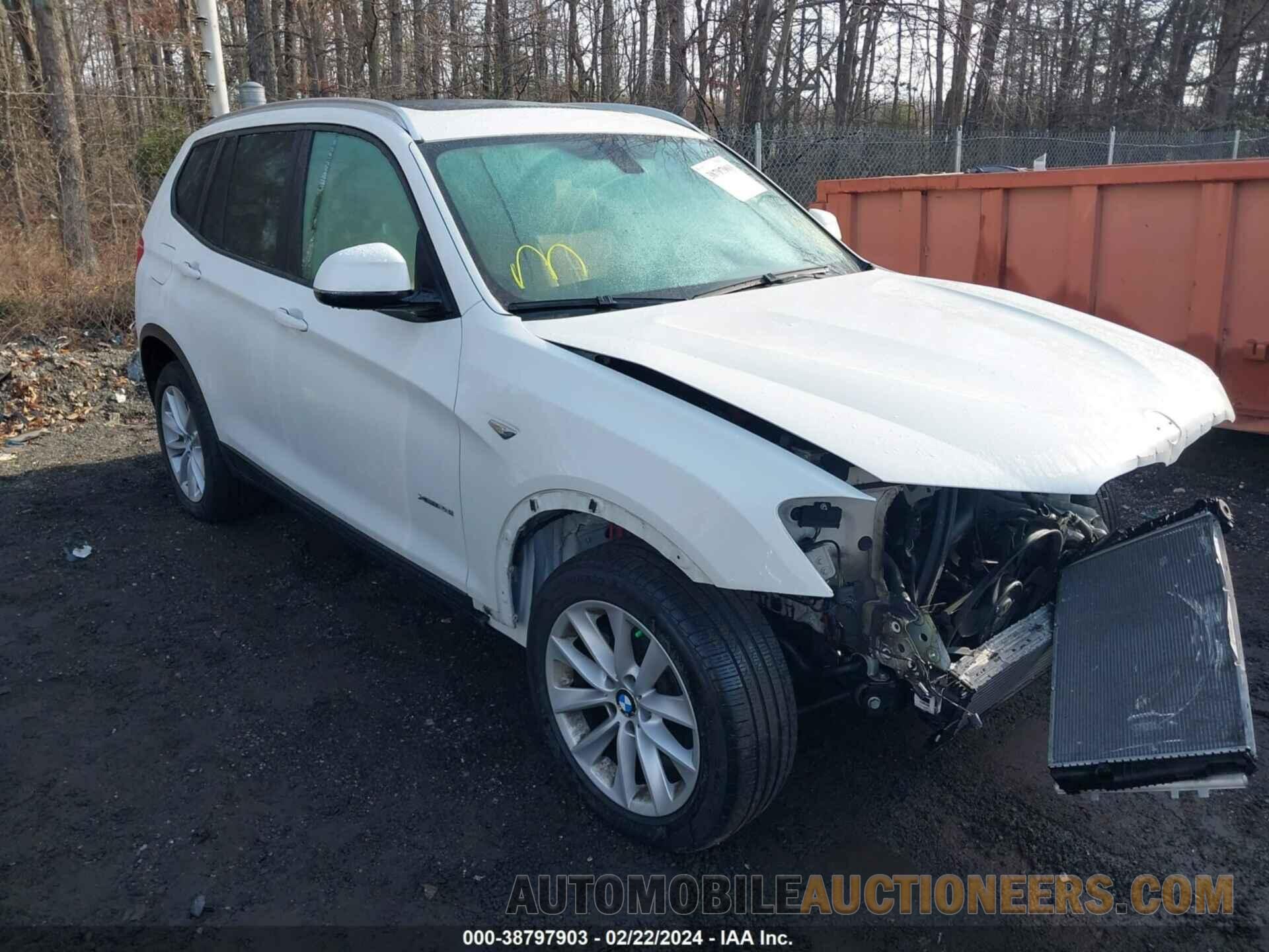 5UXWX9C55H0T09958 BMW X3 2017