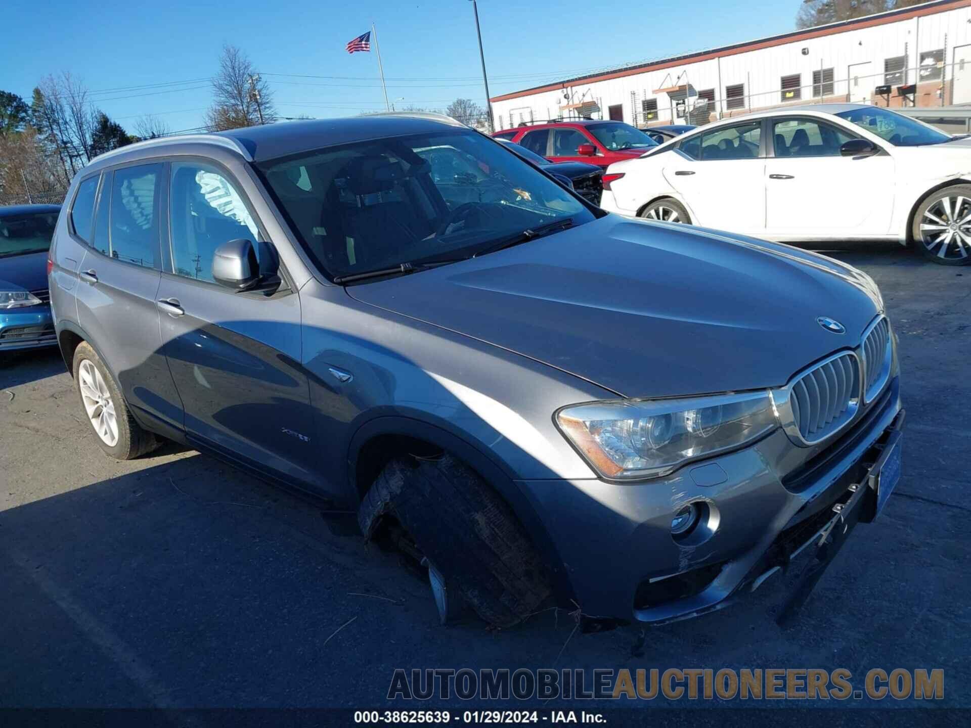 5UXWX9C55H0T12343 BMW X3 2017