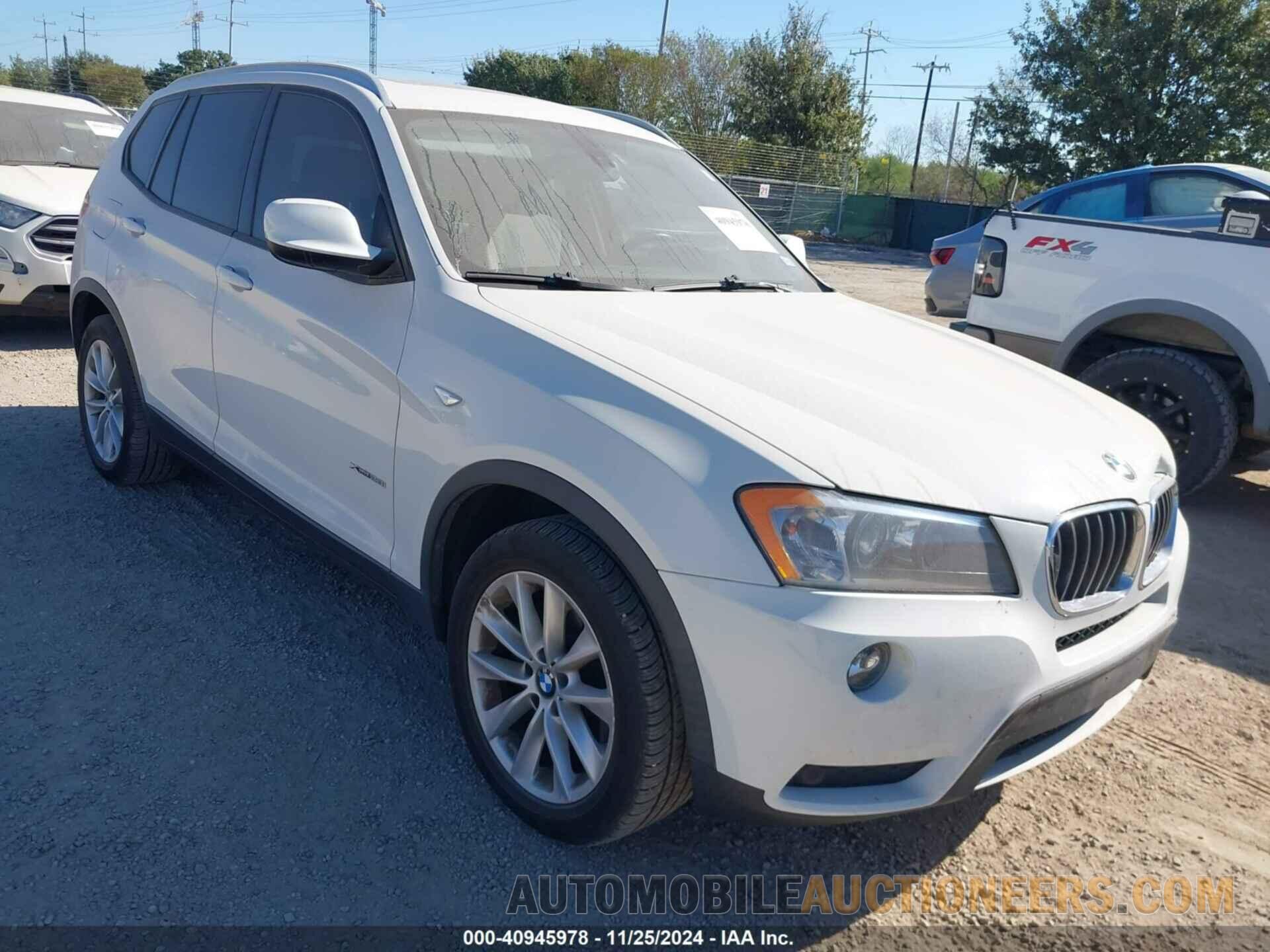 5UXWX9C56D0A13943 BMW X3 2013