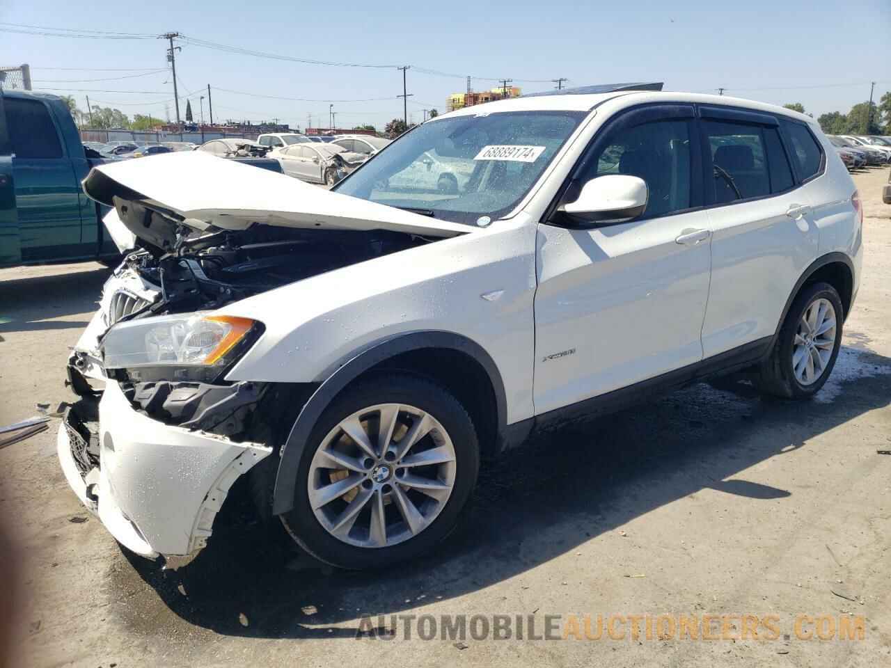 5UXWX9C56D0D08587 BMW X3 2013