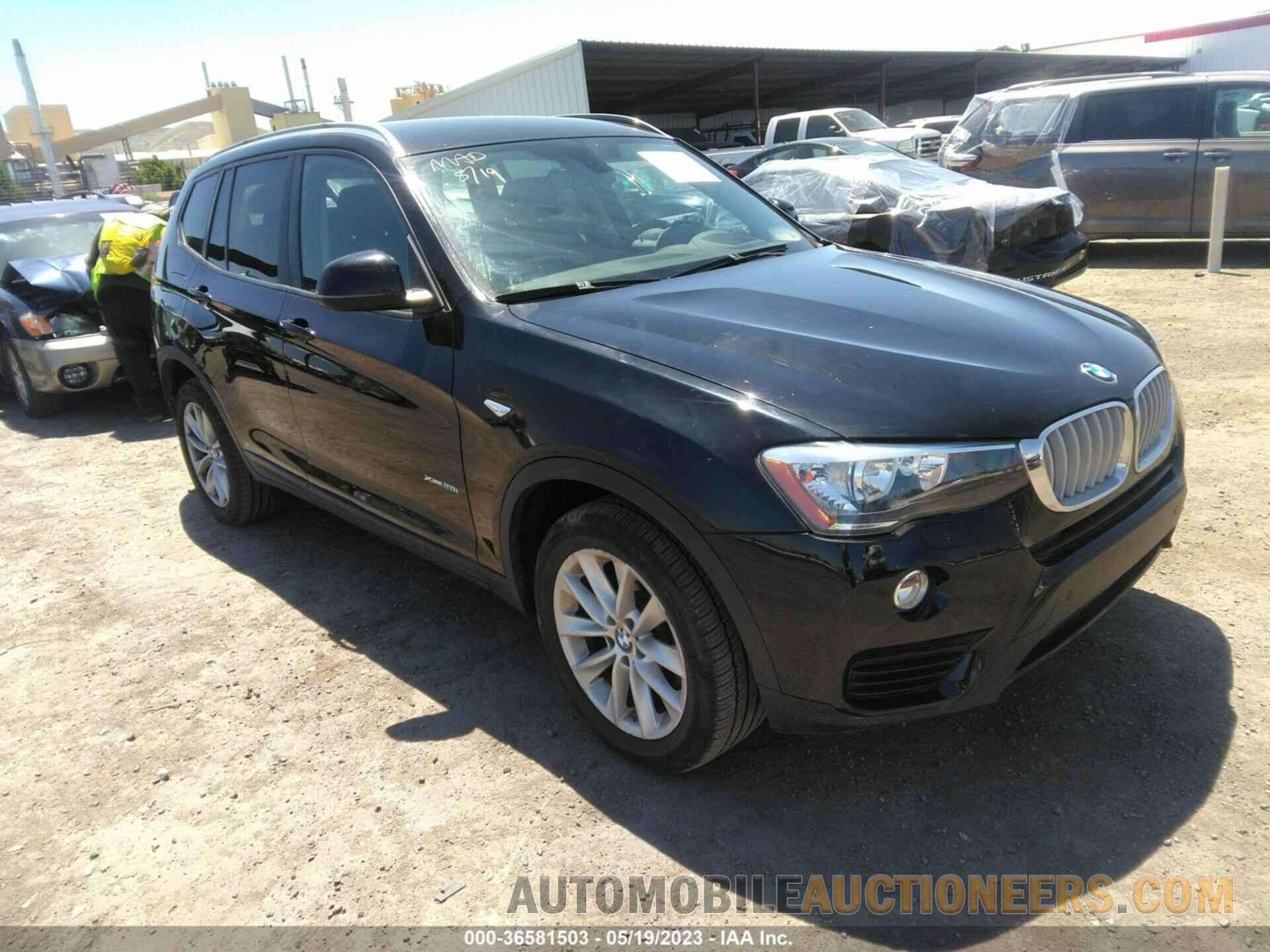 5UXWX9C56F0D46548 BMW X3 2015