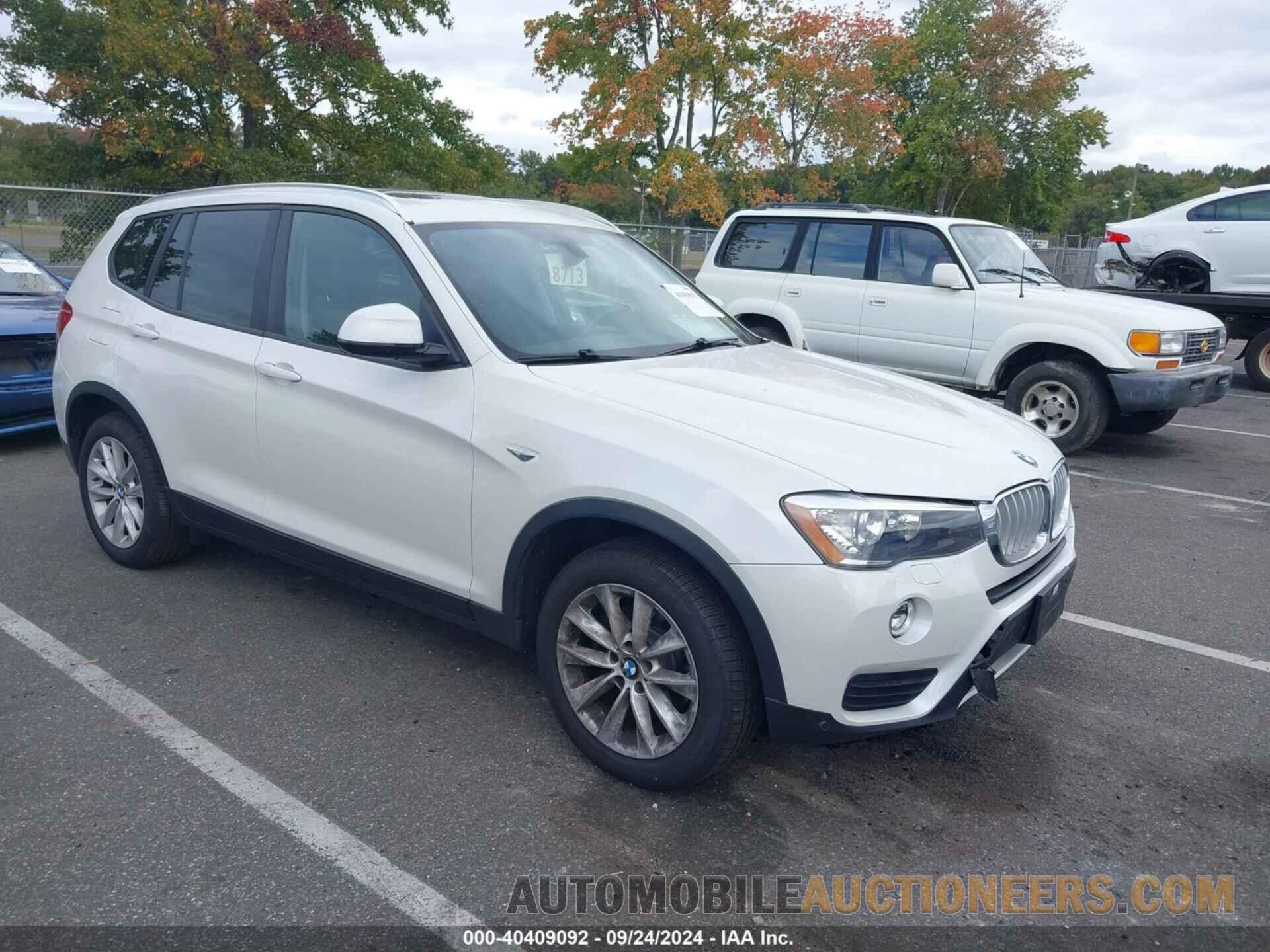 5UXWX9C56G0D63609 BMW X3 2016