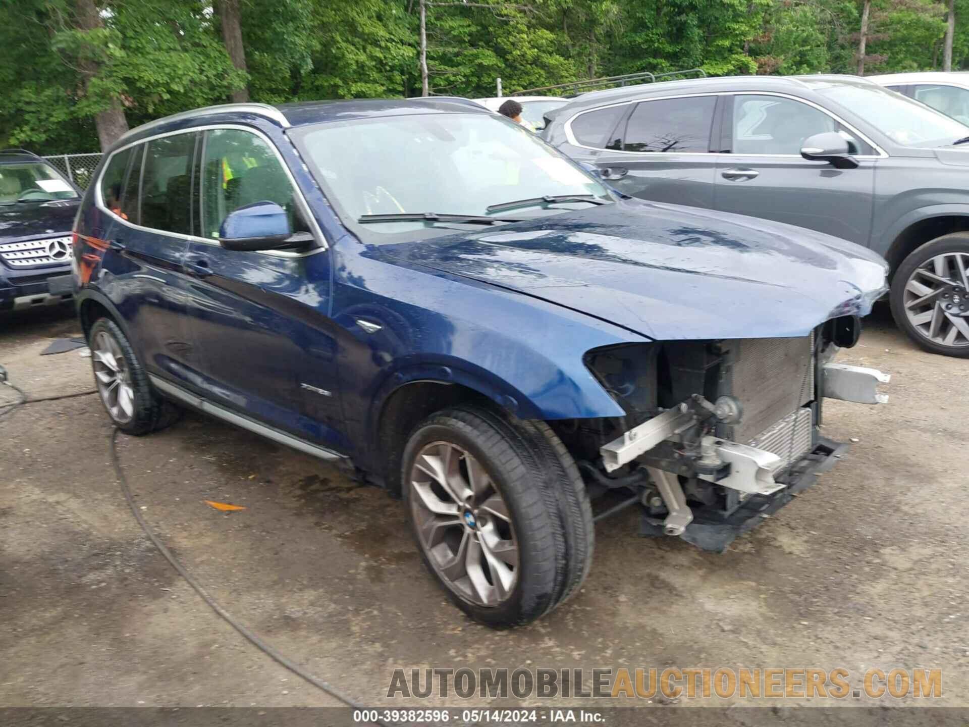 5UXWX9C56G0D78840 BMW X3 2016