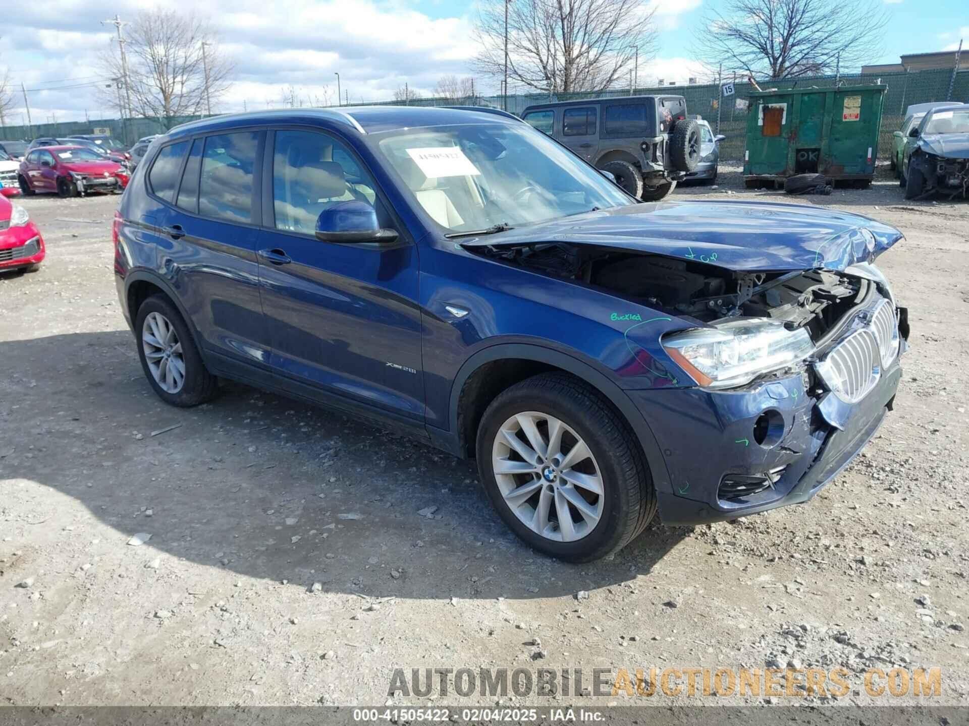 5UXWX9C56G0D81639 BMW X3 2016