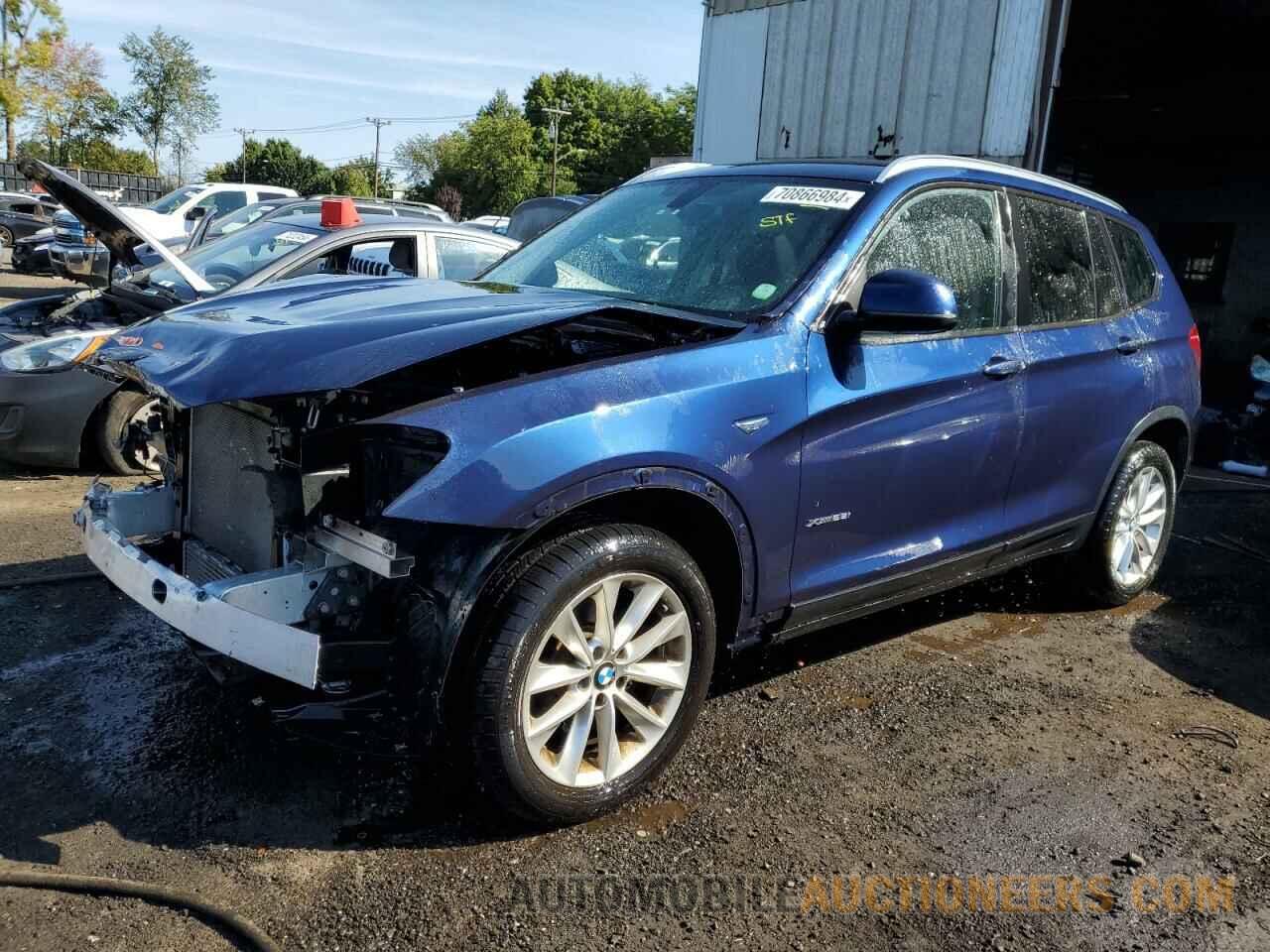 5UXWX9C56H0T00539 BMW X3 2017