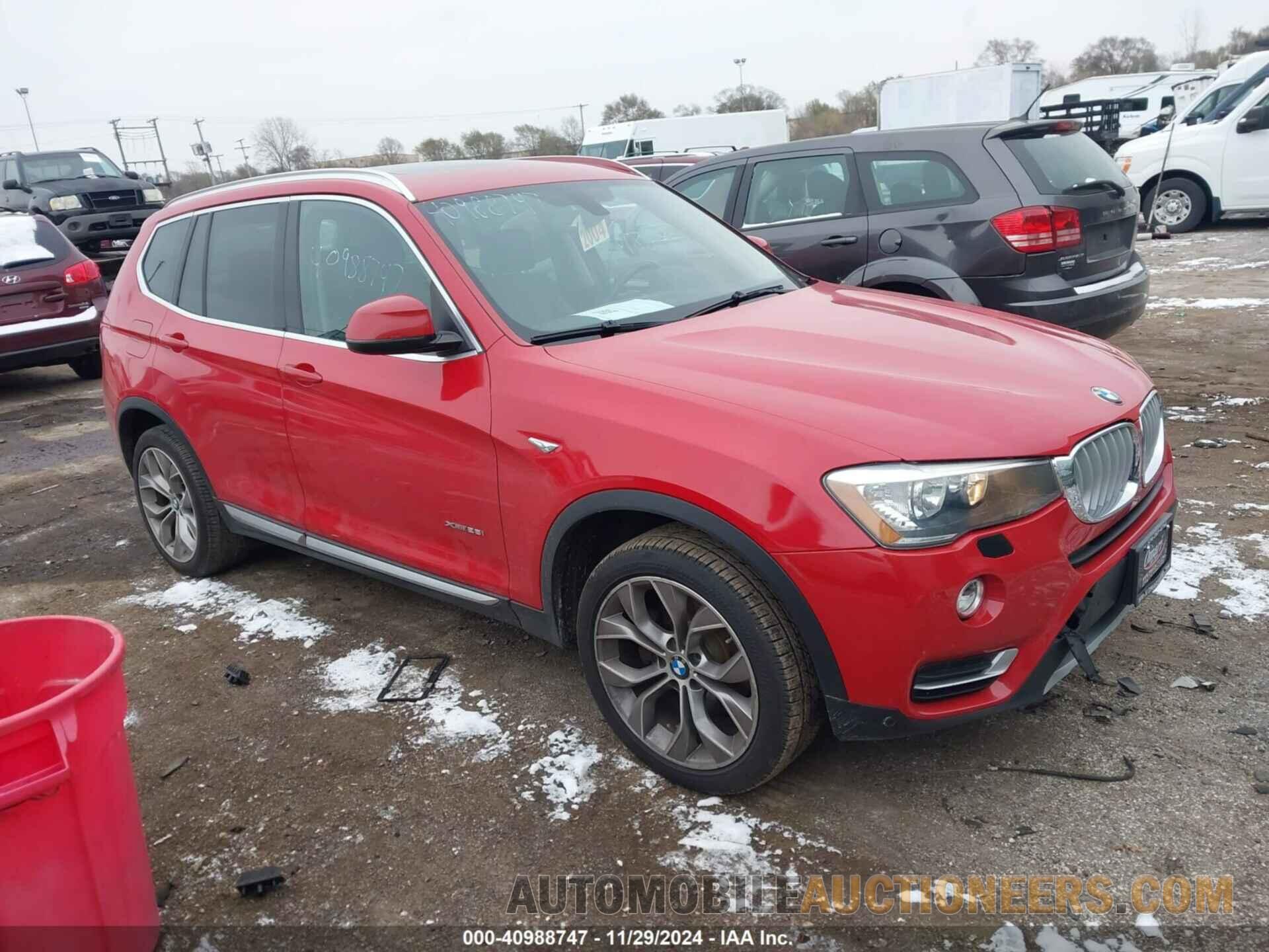 5UXWX9C56H0T03618 BMW X3 2017