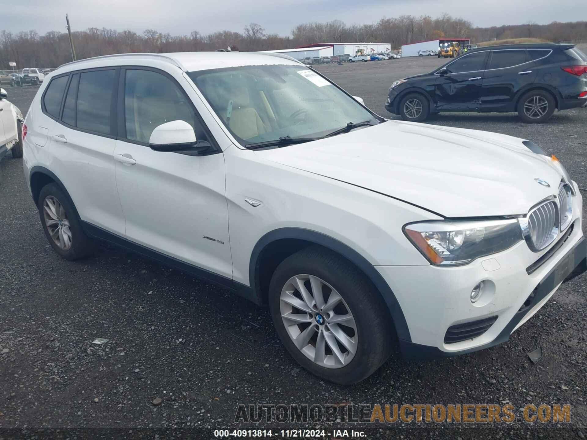 5UXWX9C57F0D49121 BMW X3 2015