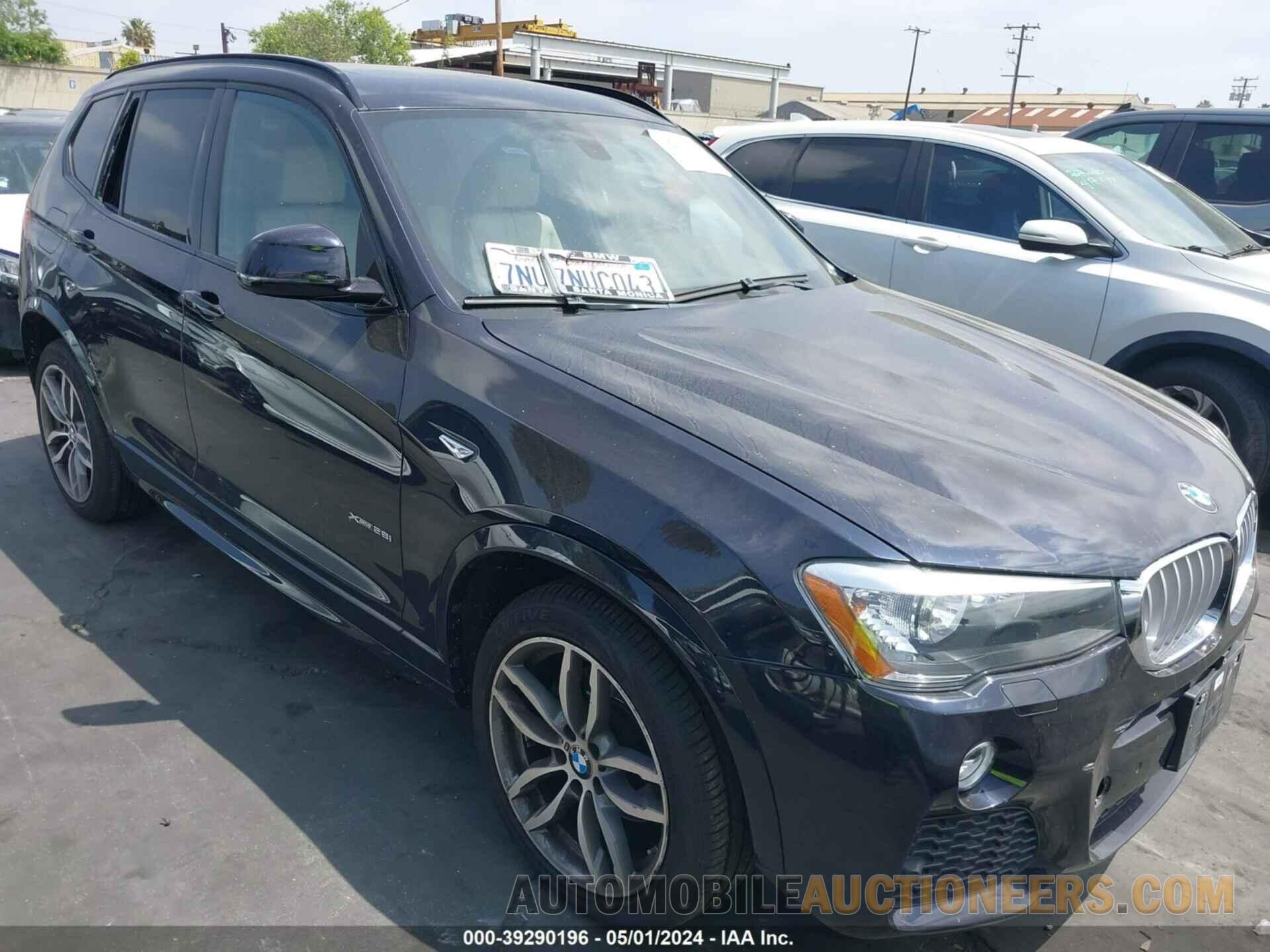 5UXWX9C57F0D56375 BMW X3 2015