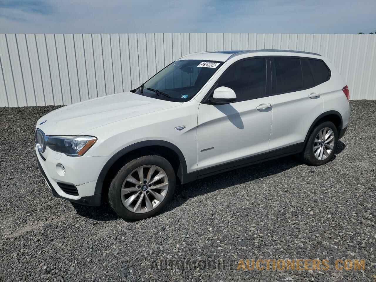 5UXWX9C57G0D62923 BMW X3 2016