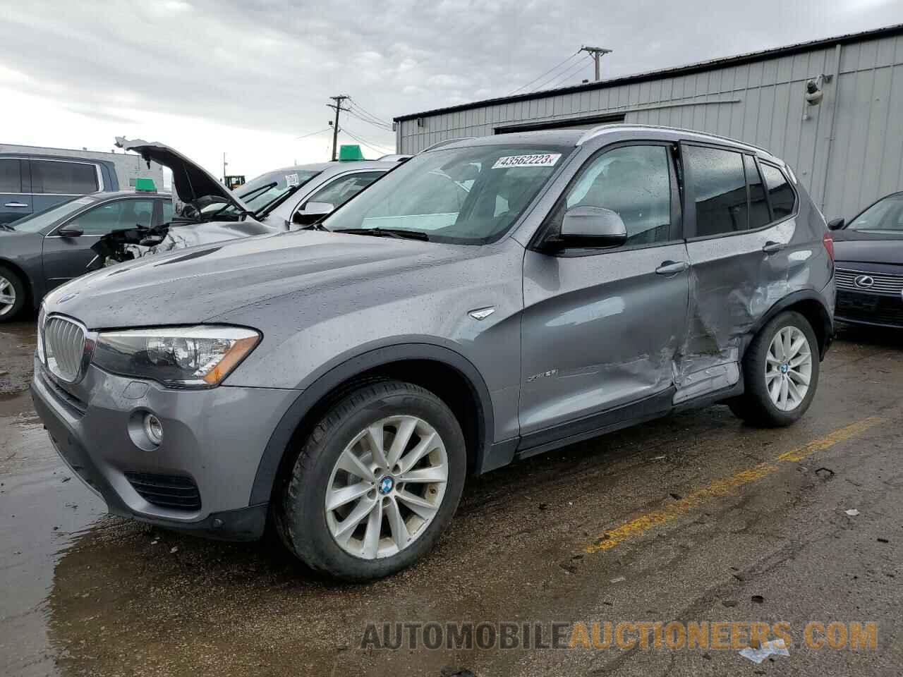 5UXWX9C57G0D63277 BMW X3 2016