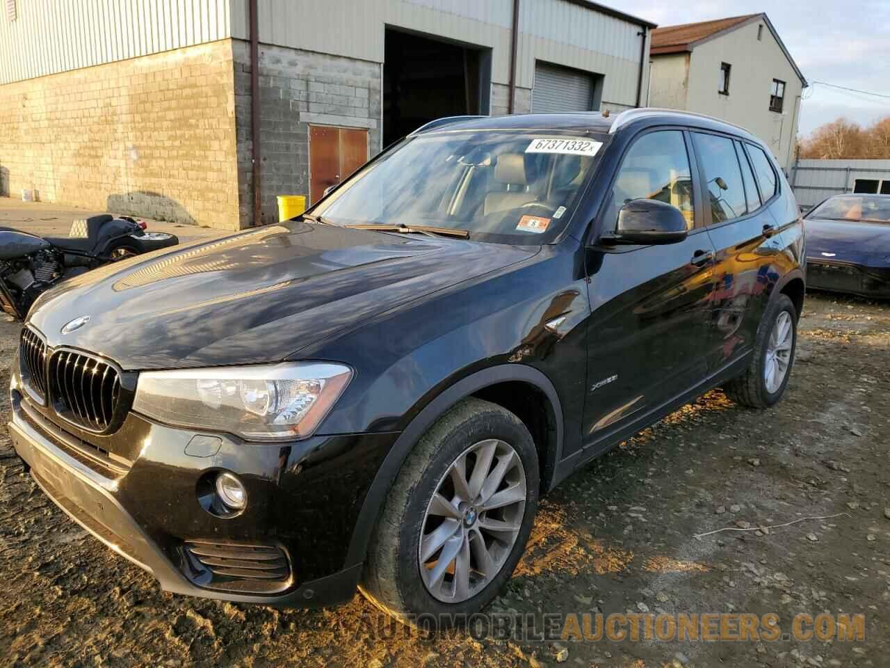 5UXWX9C57G0D63876 BMW X3 2016