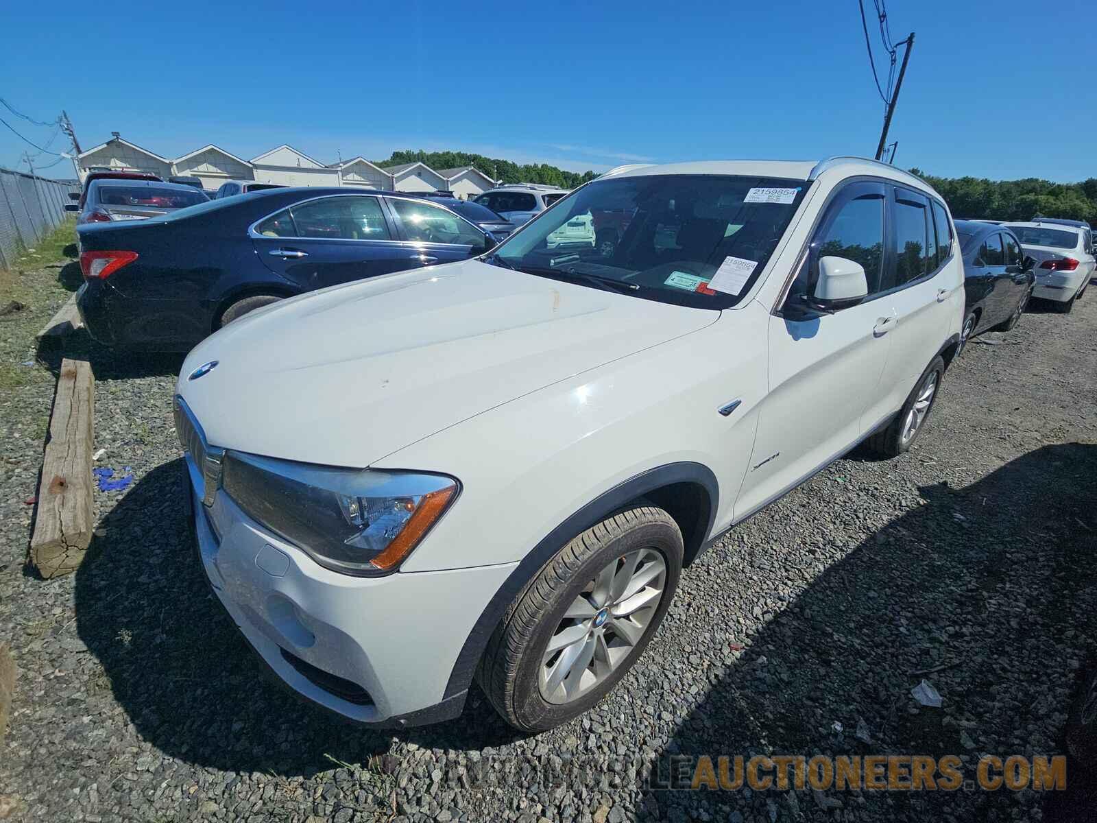 5UXWX9C57G0D66518 BMW X3 2016