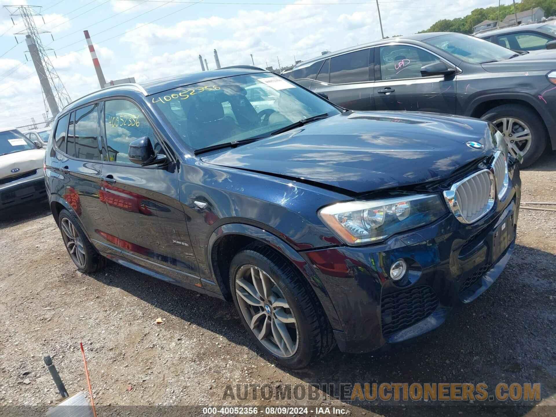 5UXWX9C57G0D67362 BMW X3 2016