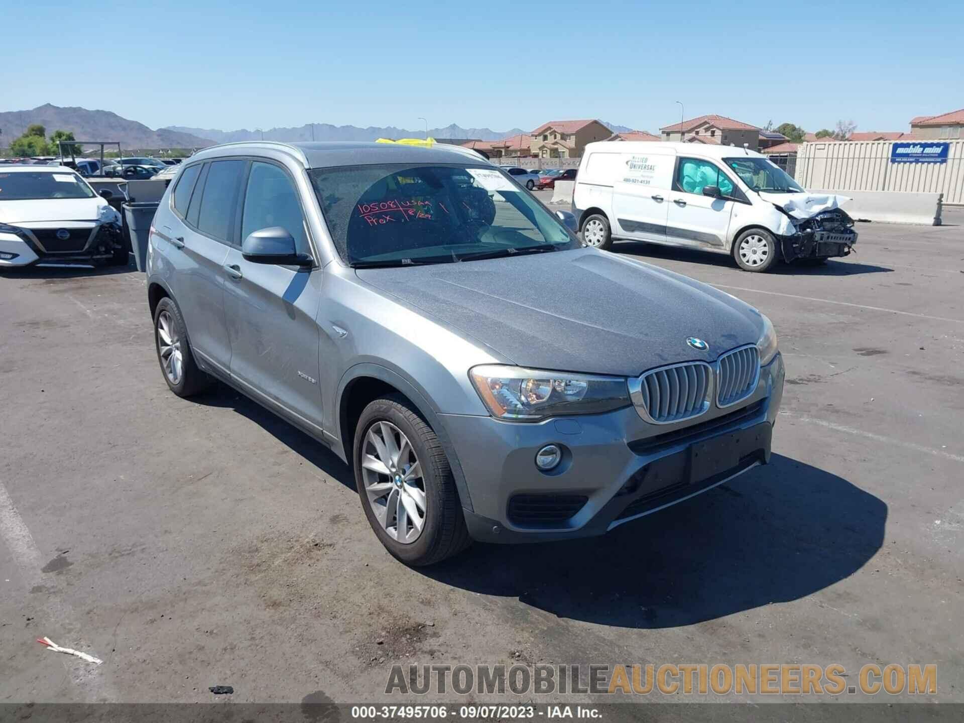 5UXWX9C57G0D67488 BMW X3 2016