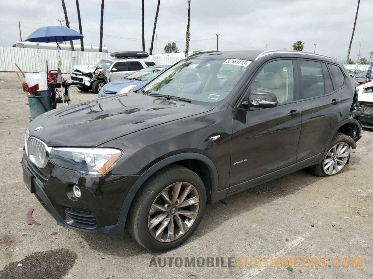 5UXWX9C57G0D70004 BMW X3 2016