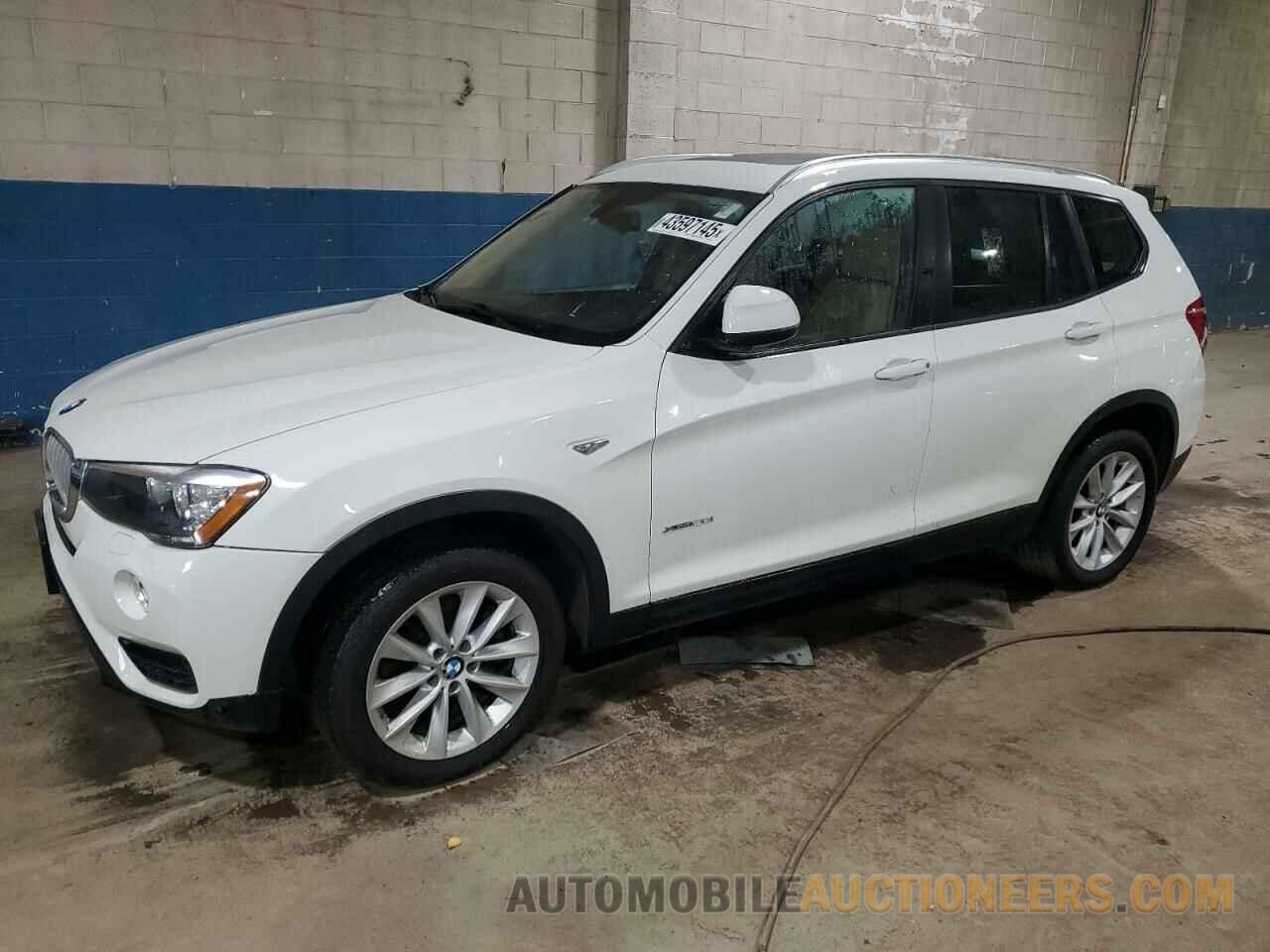 5UXWX9C57G0D71394 BMW X3 2016