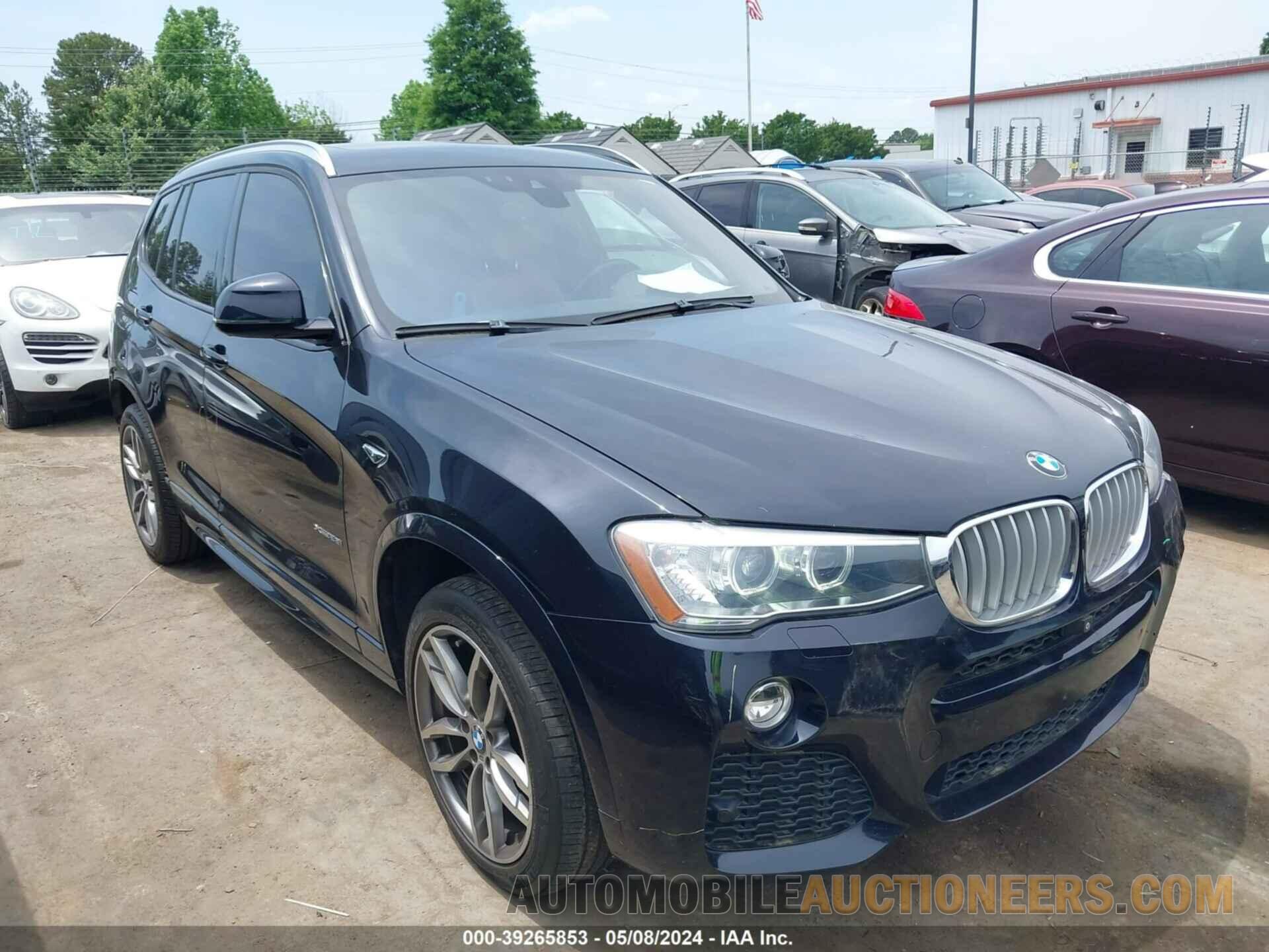 5UXWX9C57G0D74120 BMW X3 2016