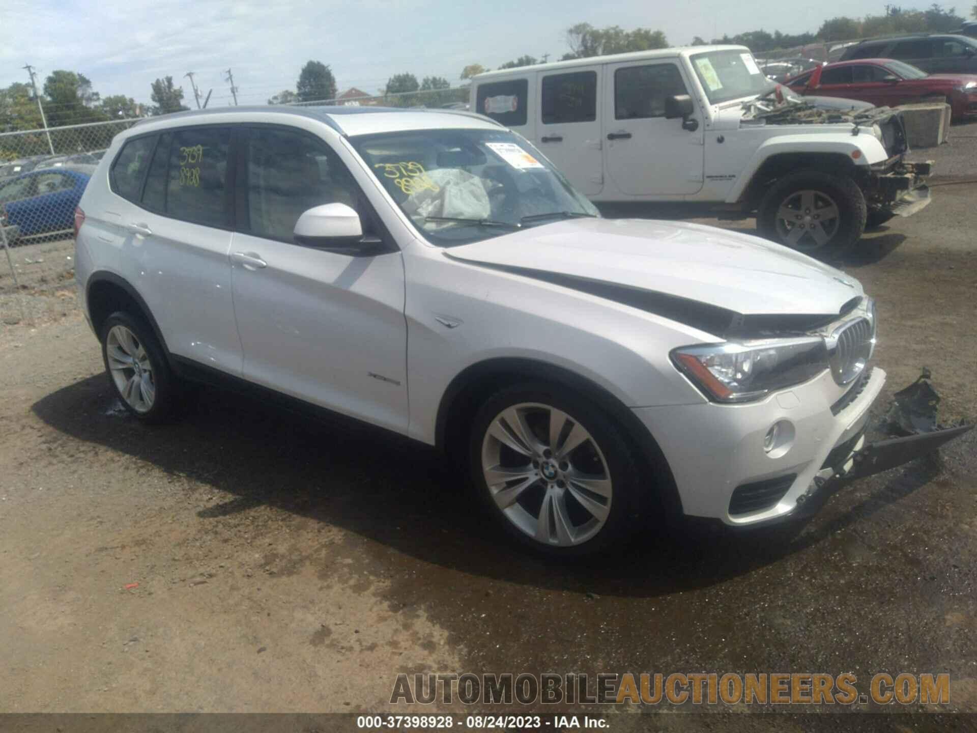 5UXWX9C57G0D76160 BMW X3 2016