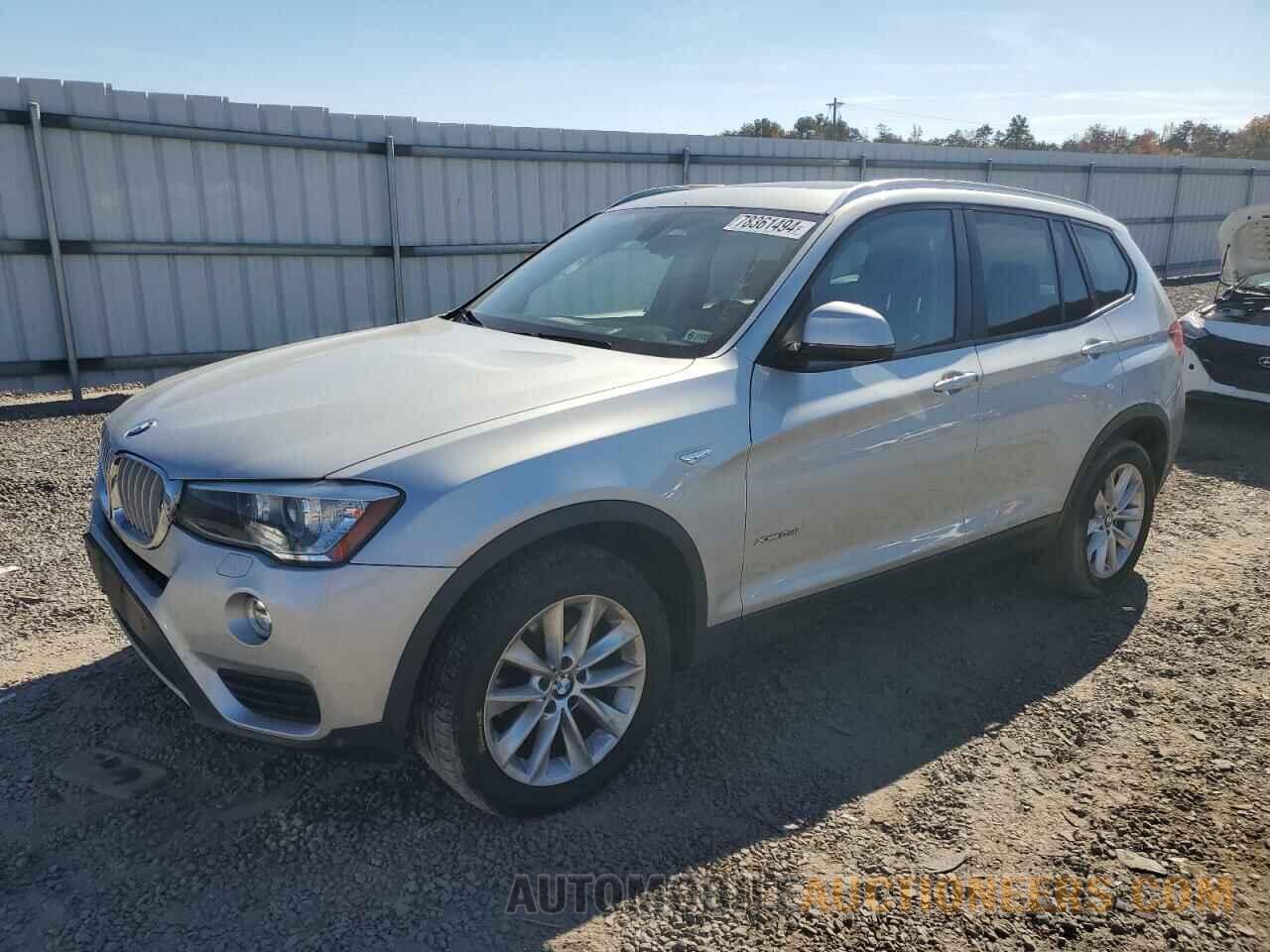 5UXWX9C57G0D77048 BMW X3 2016