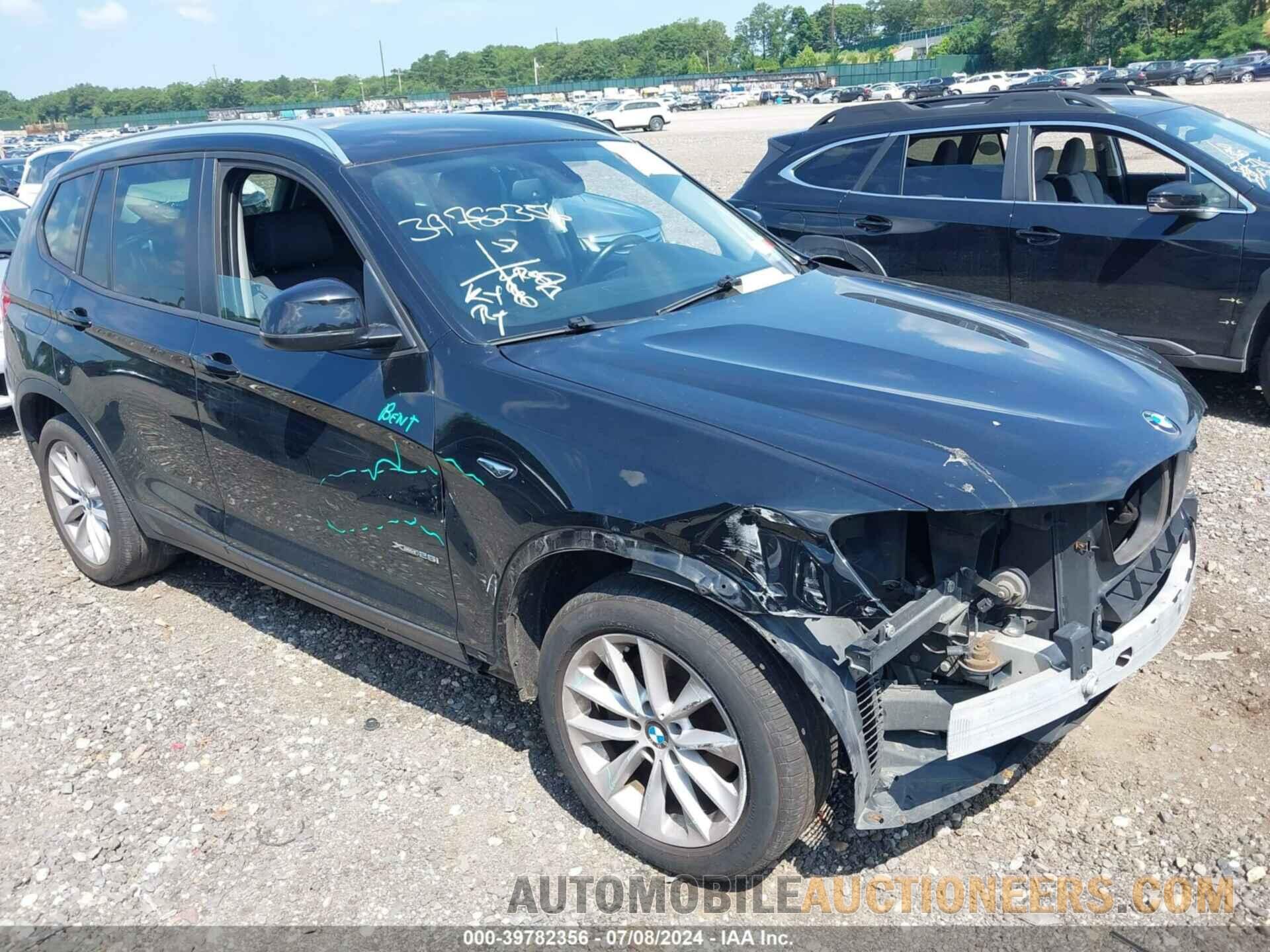 5UXWX9C57G0D77163 BMW X3 2016