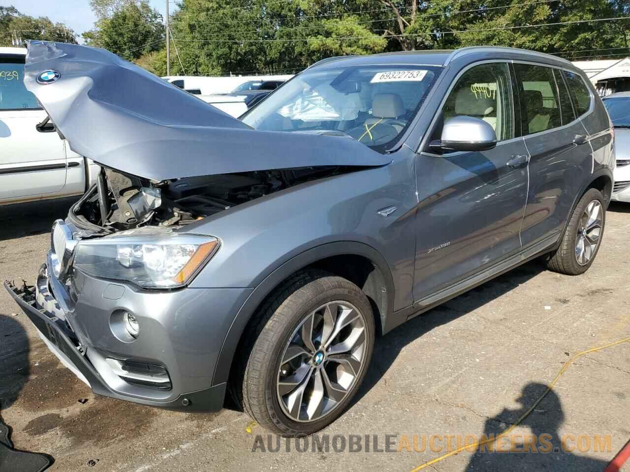 5UXWX9C57G0D80306 BMW X3 2016