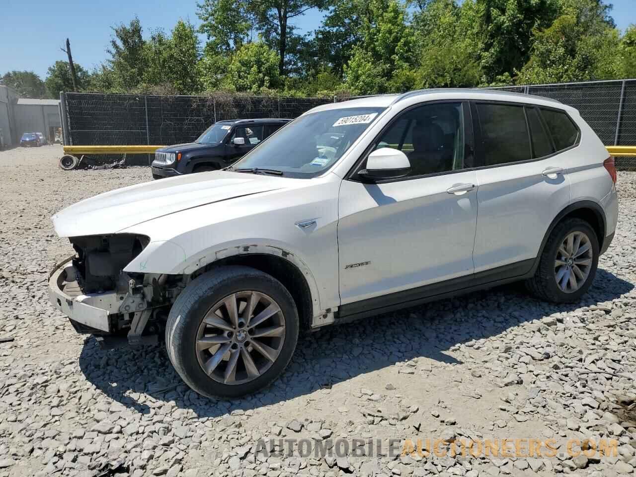 5UXWX9C57G0D81357 BMW X3 2016