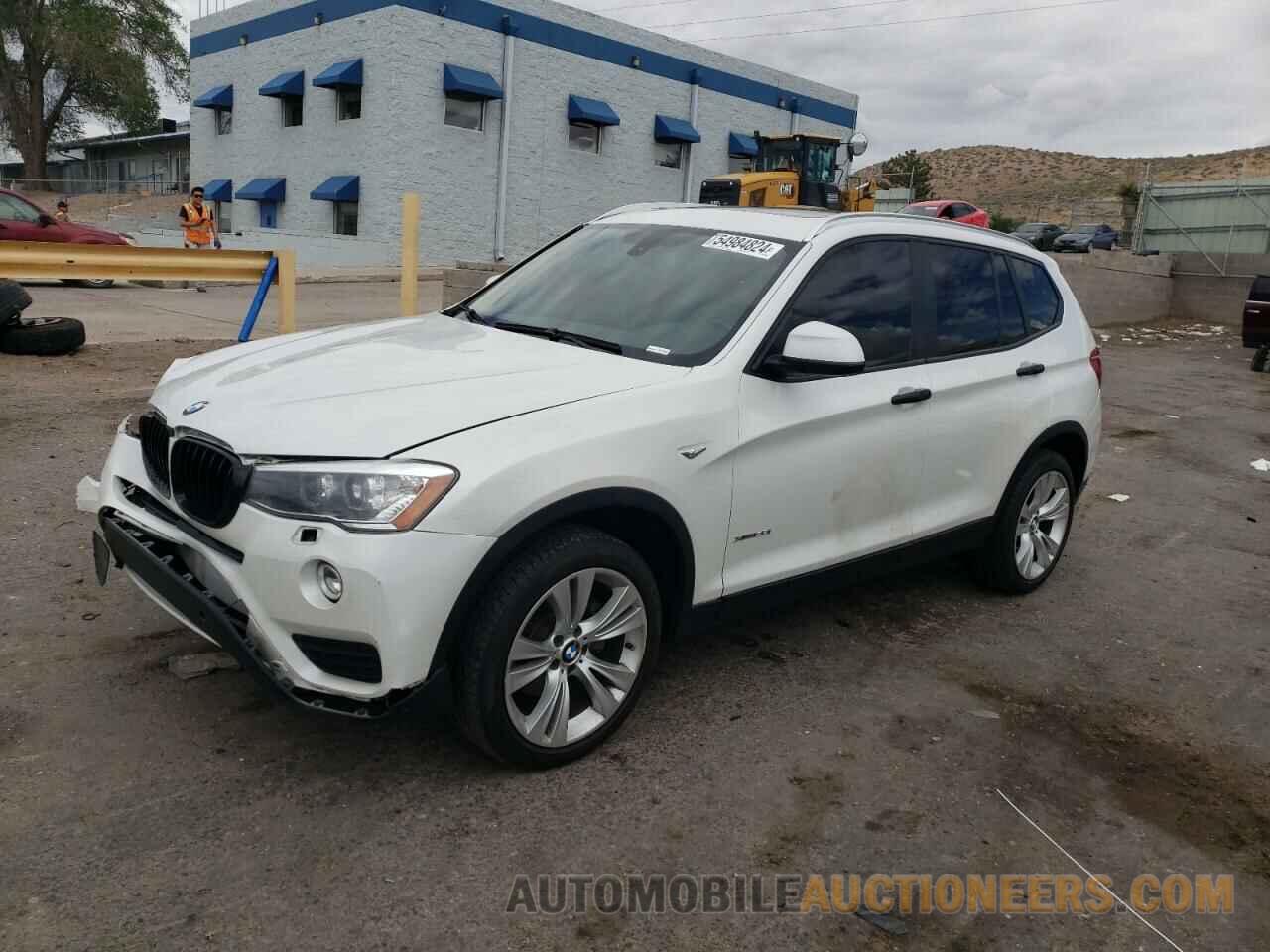 5UXWX9C57G0D83433 BMW X3 2016