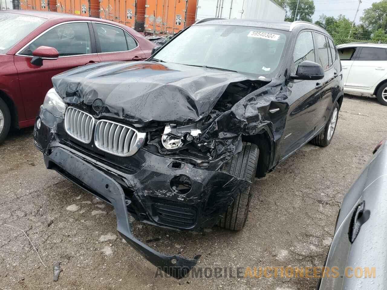 5UXWX9C57G0D84596 BMW X3 2016