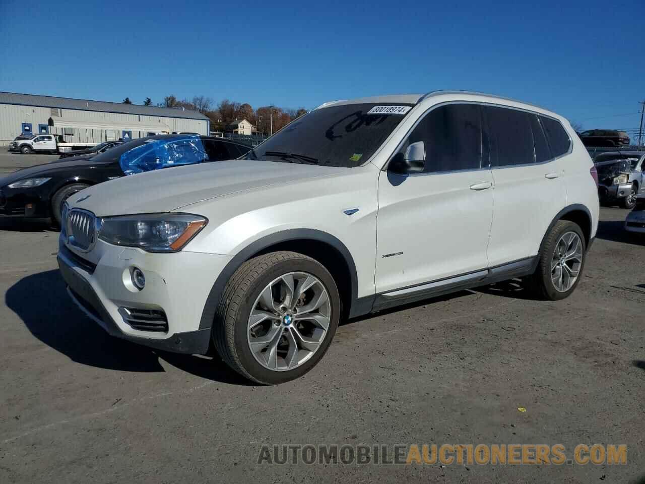 5UXWX9C57G0D84730 BMW X3 2016