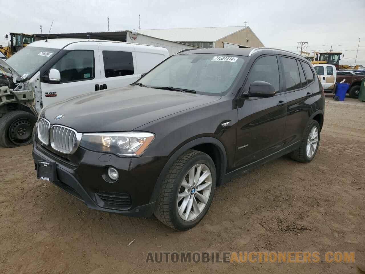 5UXWX9C57G0D84985 BMW X3 2016