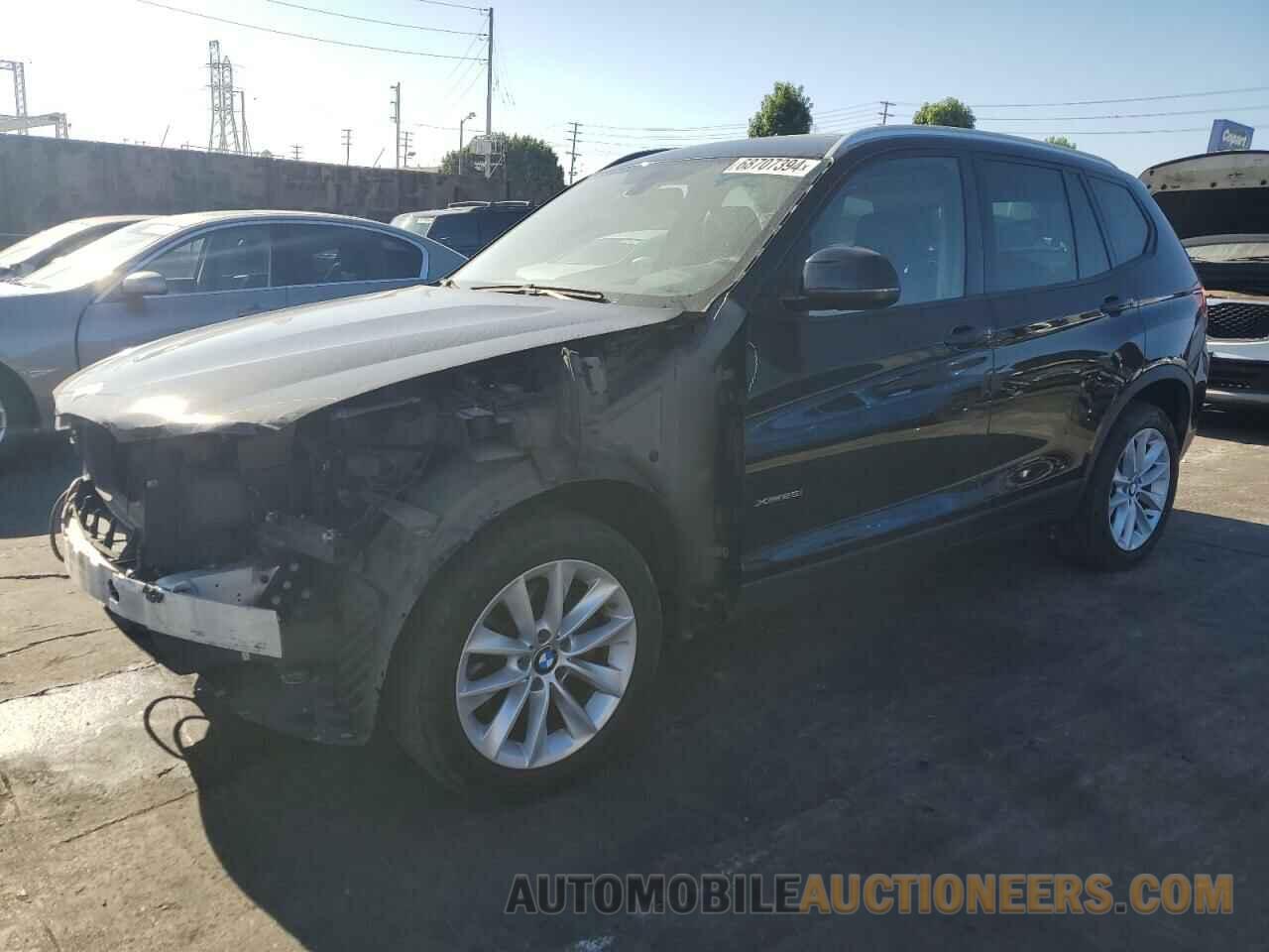 5UXWX9C57G0D87210 BMW X3 2016