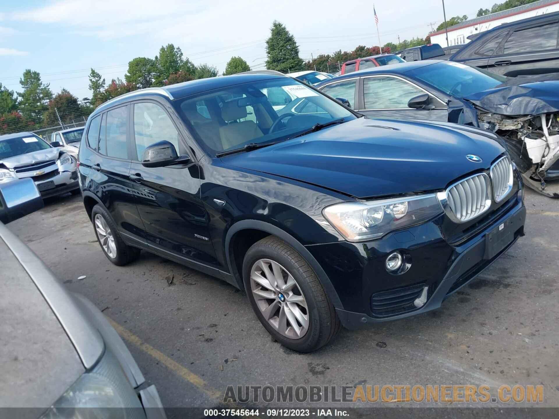 5UXWX9C57G0D89667 BMW X3 2016