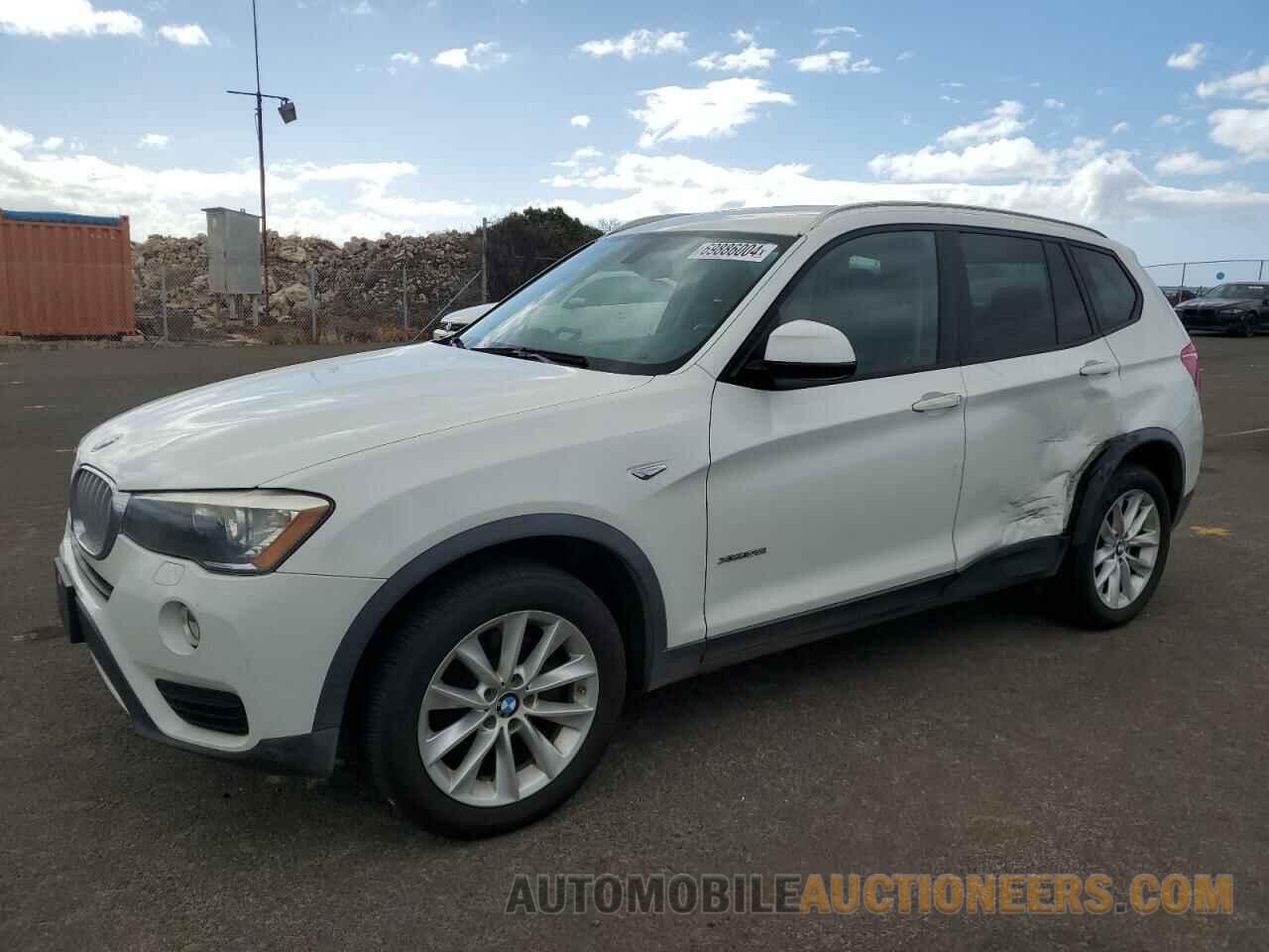 5UXWX9C57G0D91810 BMW X3 2016