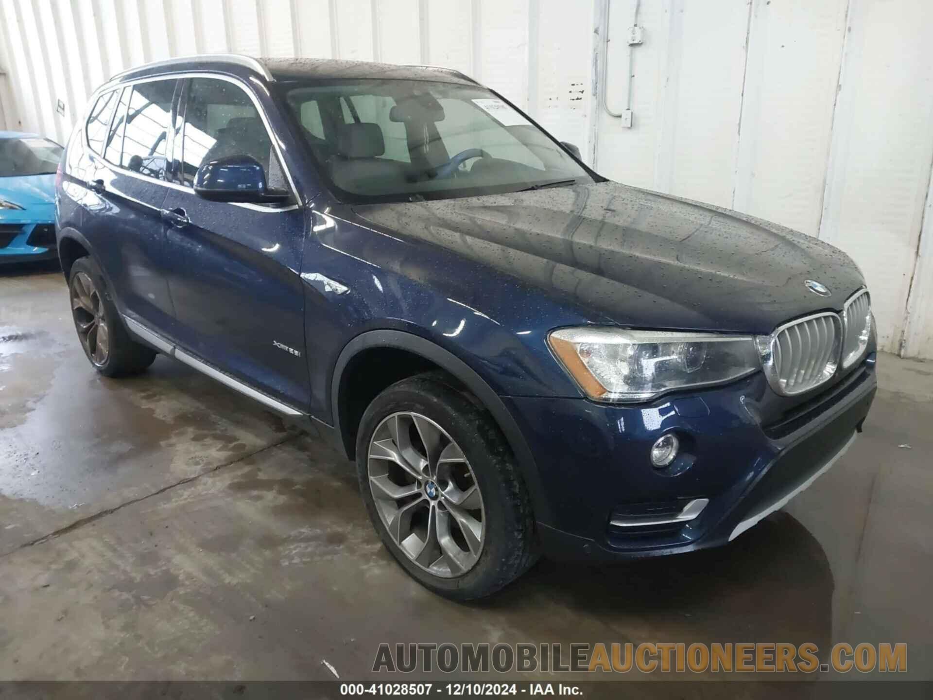 5UXWX9C57G0D93427 BMW X3 2016