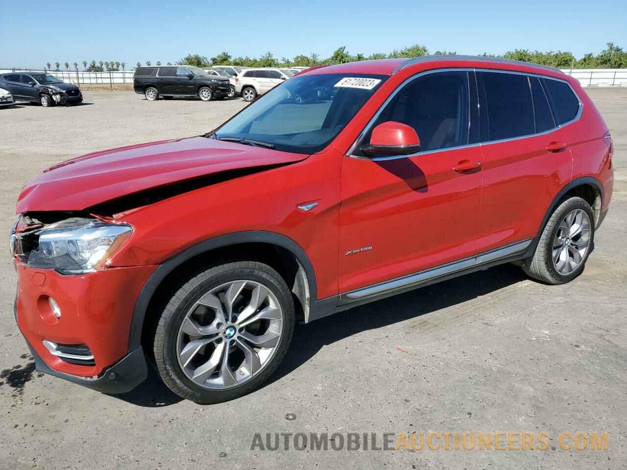 5UXWX9C57H0D97589 BMW X3 2017