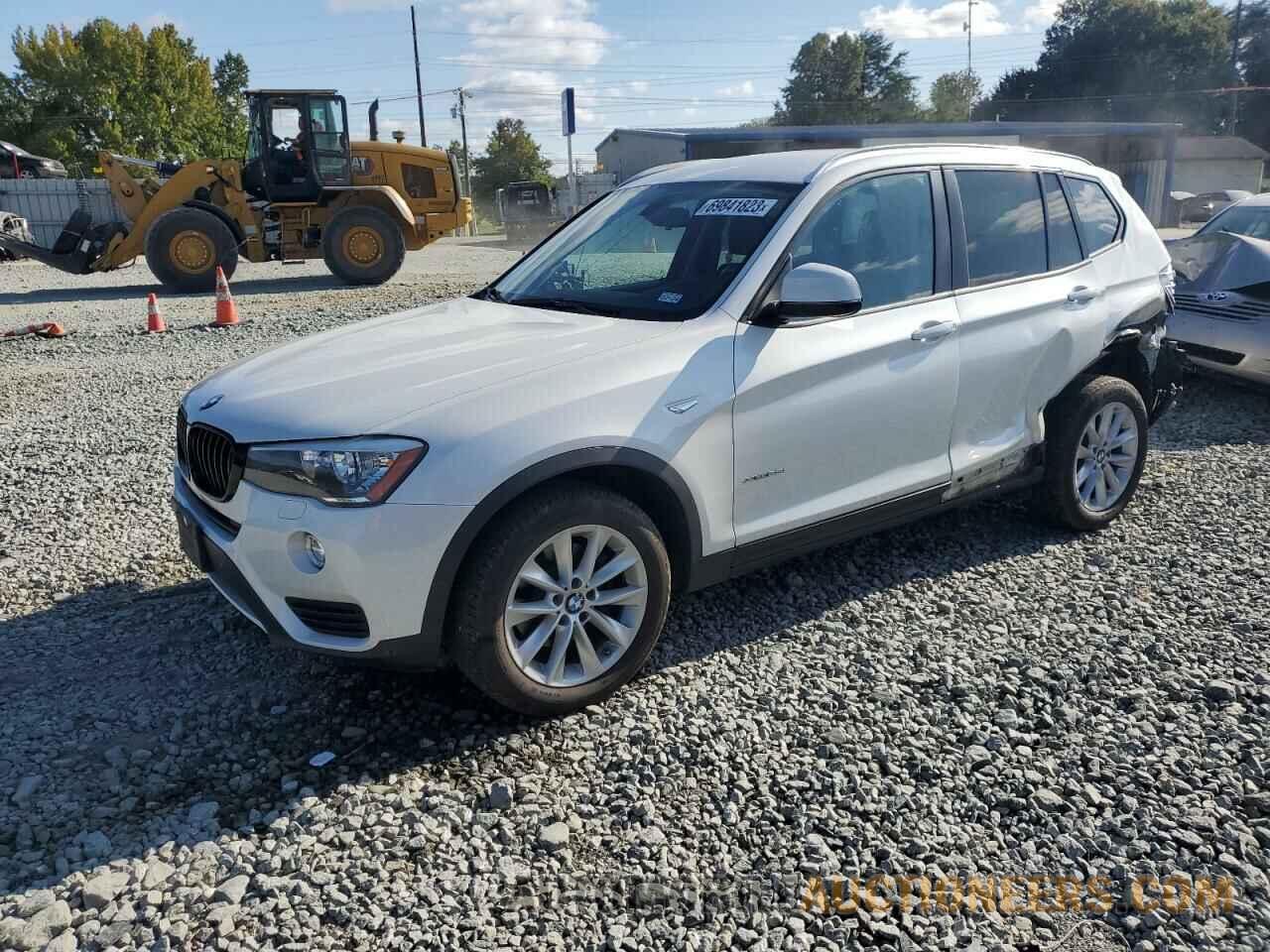 5UXWX9C57H0T01960 BMW X3 2017