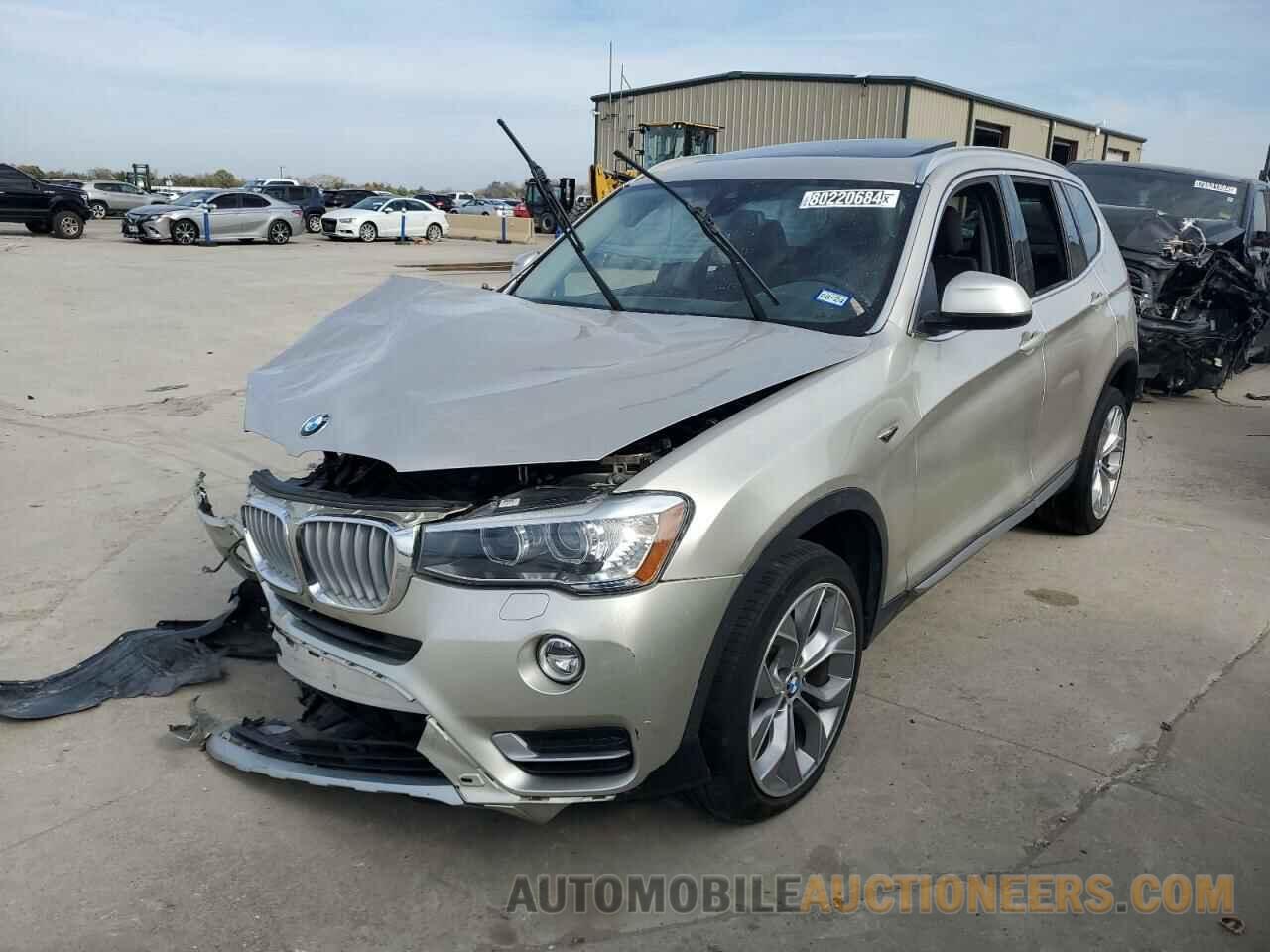 5UXWX9C57H0T02865 BMW X3 2017